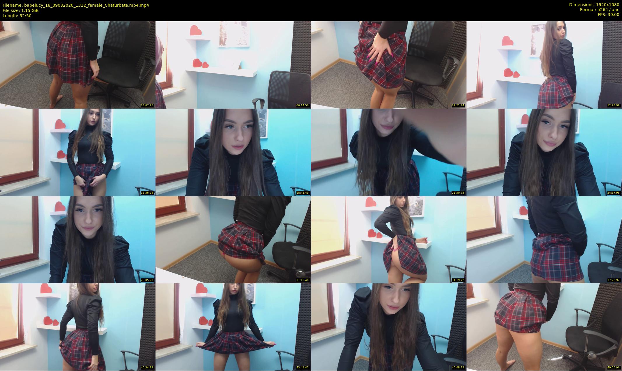 babelucy_18 — 53 minute Chaturbate female cam show recording, 1080p, Mar 9, 2020
