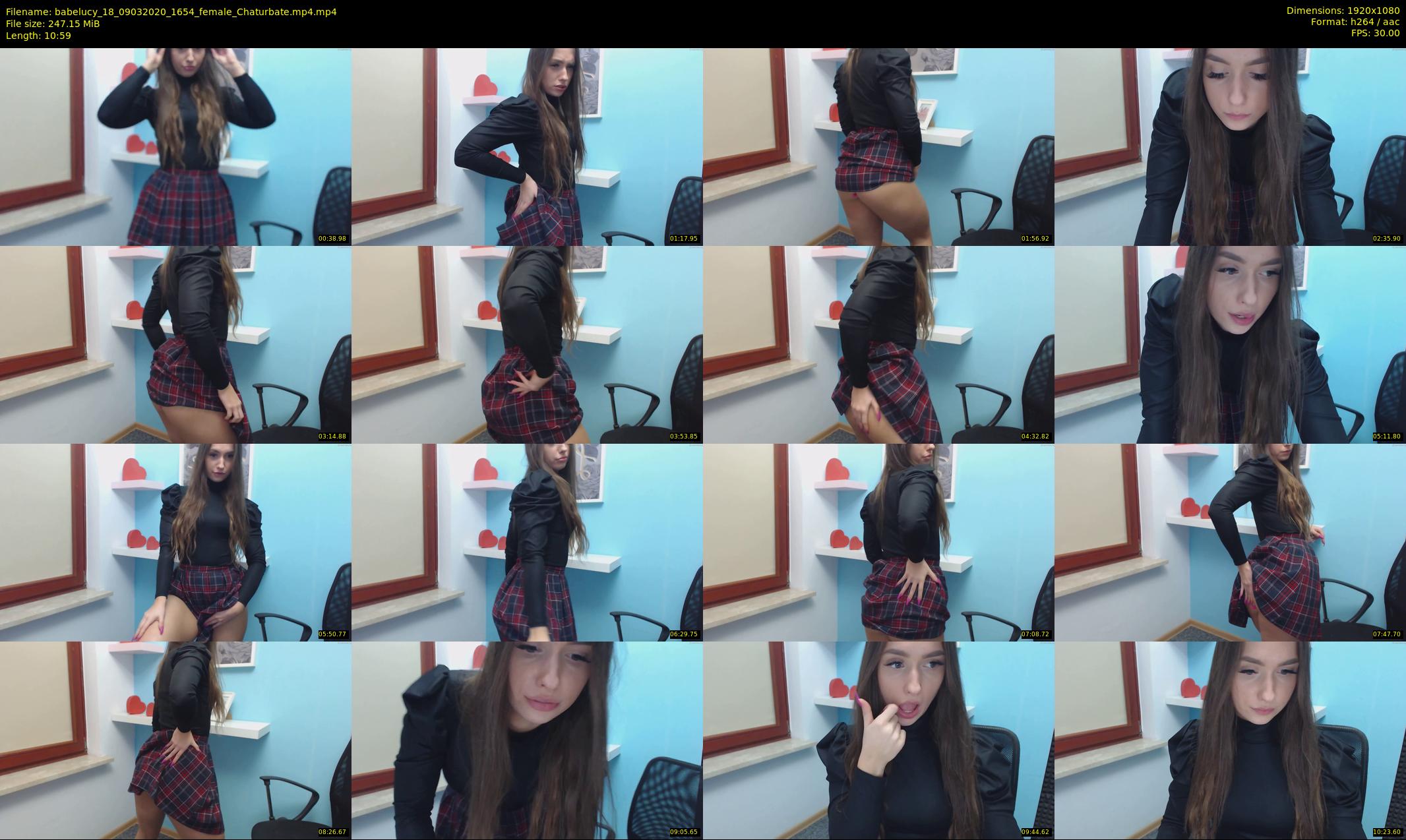 babelucy_18 — 11 minute Chaturbate female cam show recording, 1080p, Mar 9, 2020