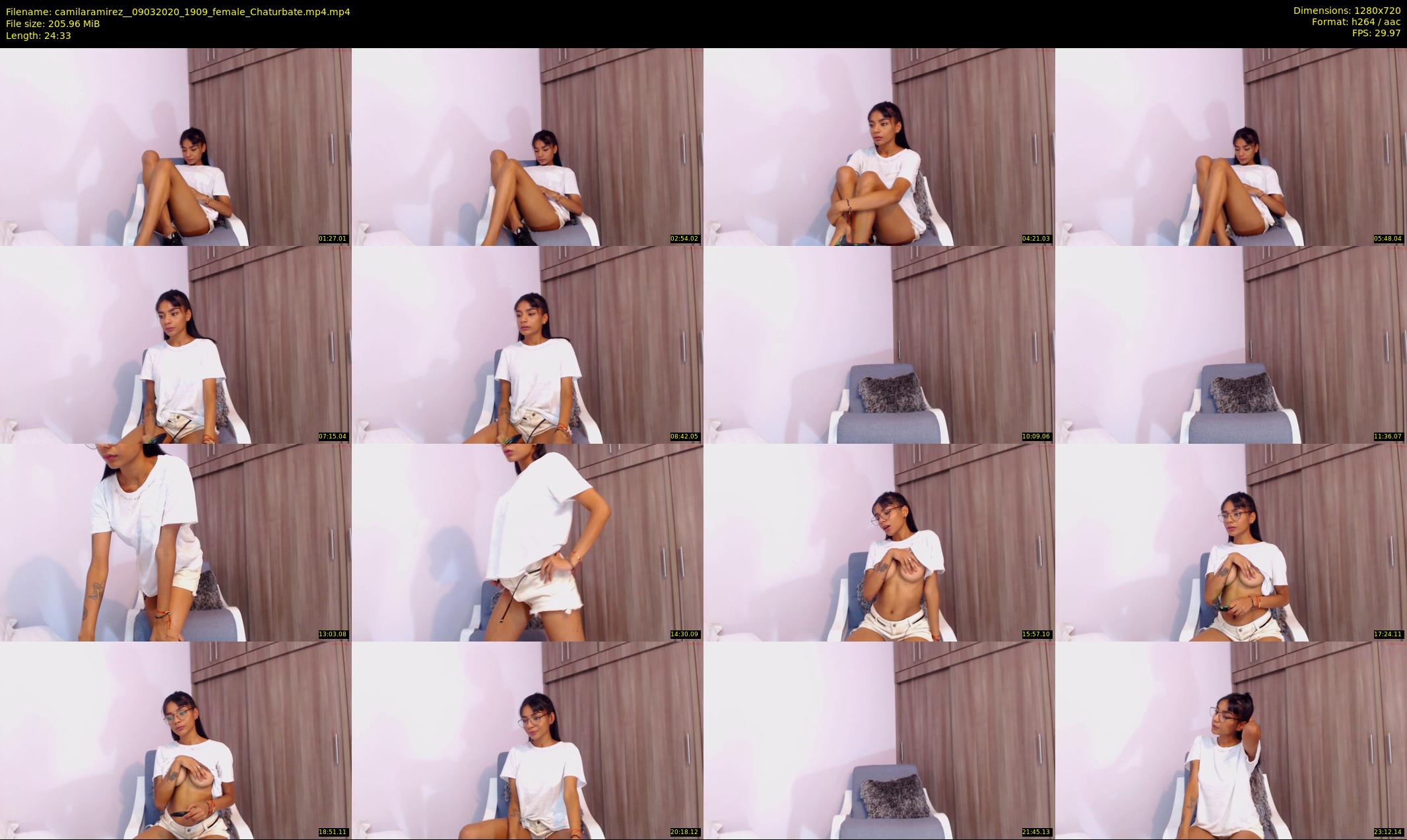 camilaramirez_ — 25 minute Chaturbate female cam show recording, 720p, Mar 9, 2020