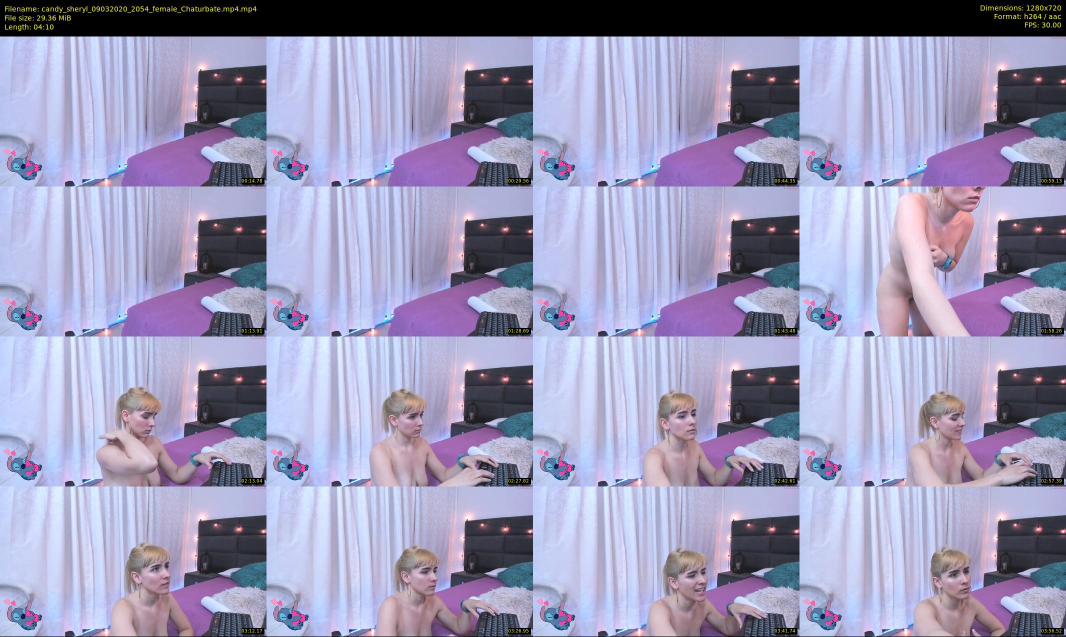 candy_sheryl — 5 minute Chaturbate female cam show recording, 720p, Mar 9, 2020