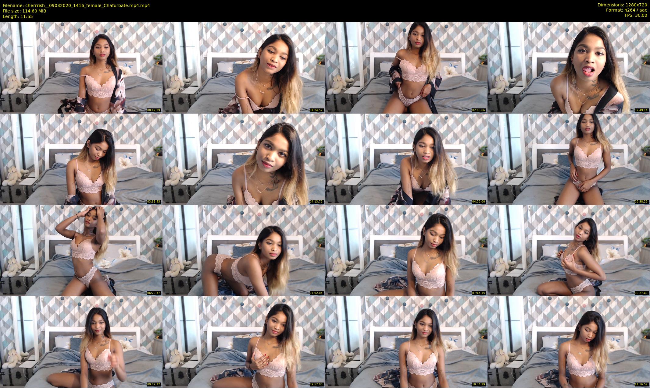 cherrrish_ — 12 minute Chaturbate female cam show recording, 720p, Mar 9, 2020