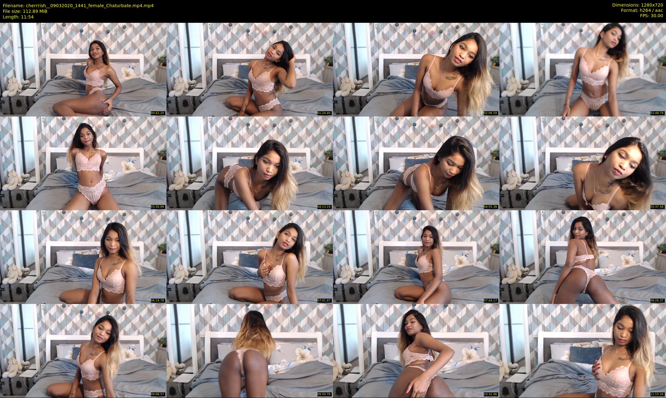 cherrrish_ — 12 minute Chaturbate female cam show recording, 720p, Mar 9, 2020