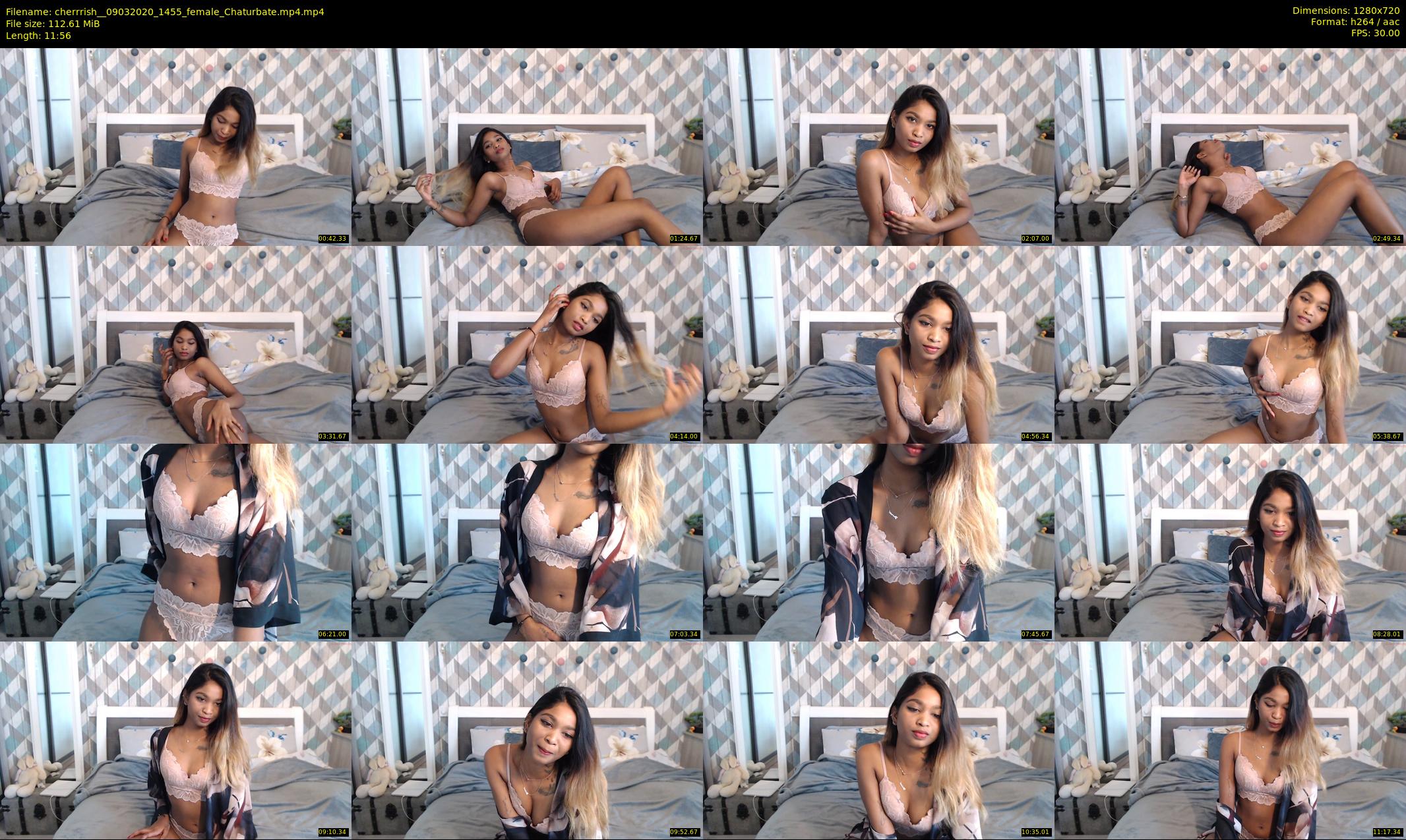 cherrrish_ — 12 minute Chaturbate female cam show recording, 720p, Mar 9, 2020