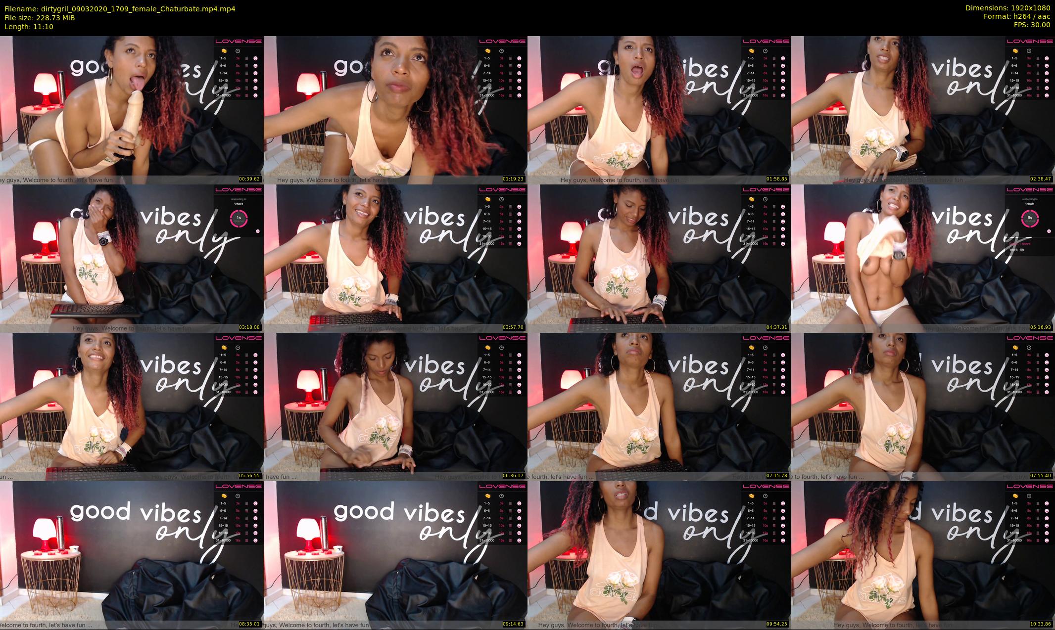 dirtygril — 12 minute Chaturbate female cam show recording, 1080p, Mar 9, 2020
