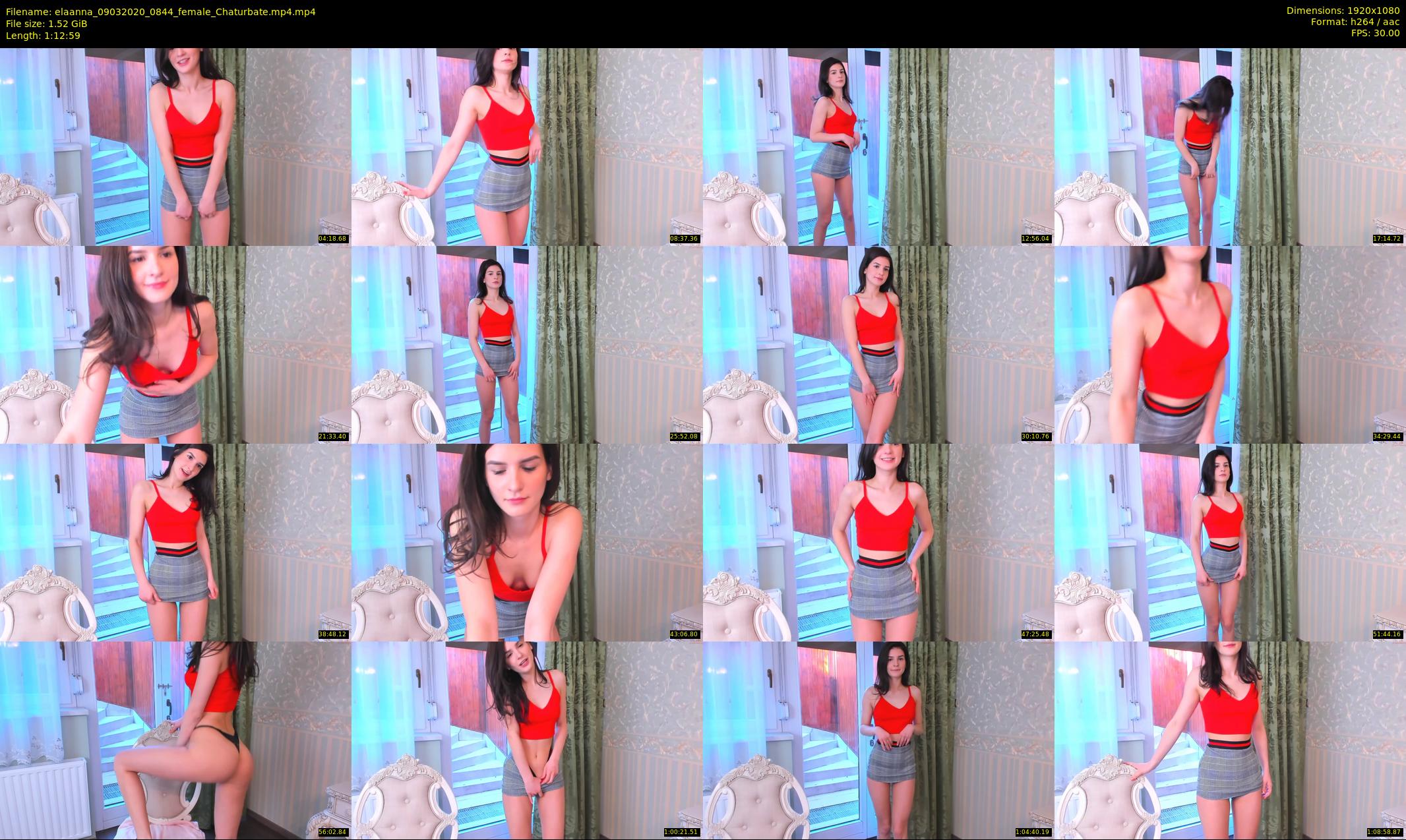 elaanna — 73 minute Chaturbate female cam show recording, 1080p, Mar 9, 2020