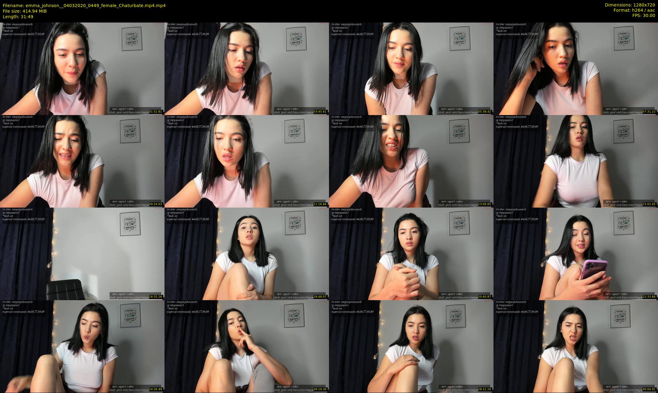 emma_johnson_ — 32 minute Chaturbate female cam show recording, 720p, Mar 4, 2020