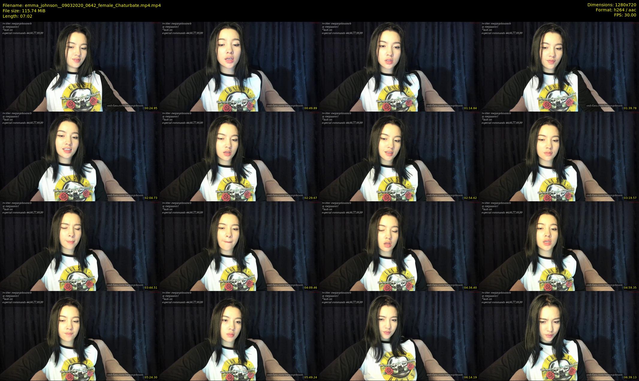 emma_johnson_ — 8 minute Chaturbate female cam show recording, 720p, Mar 9, 2020