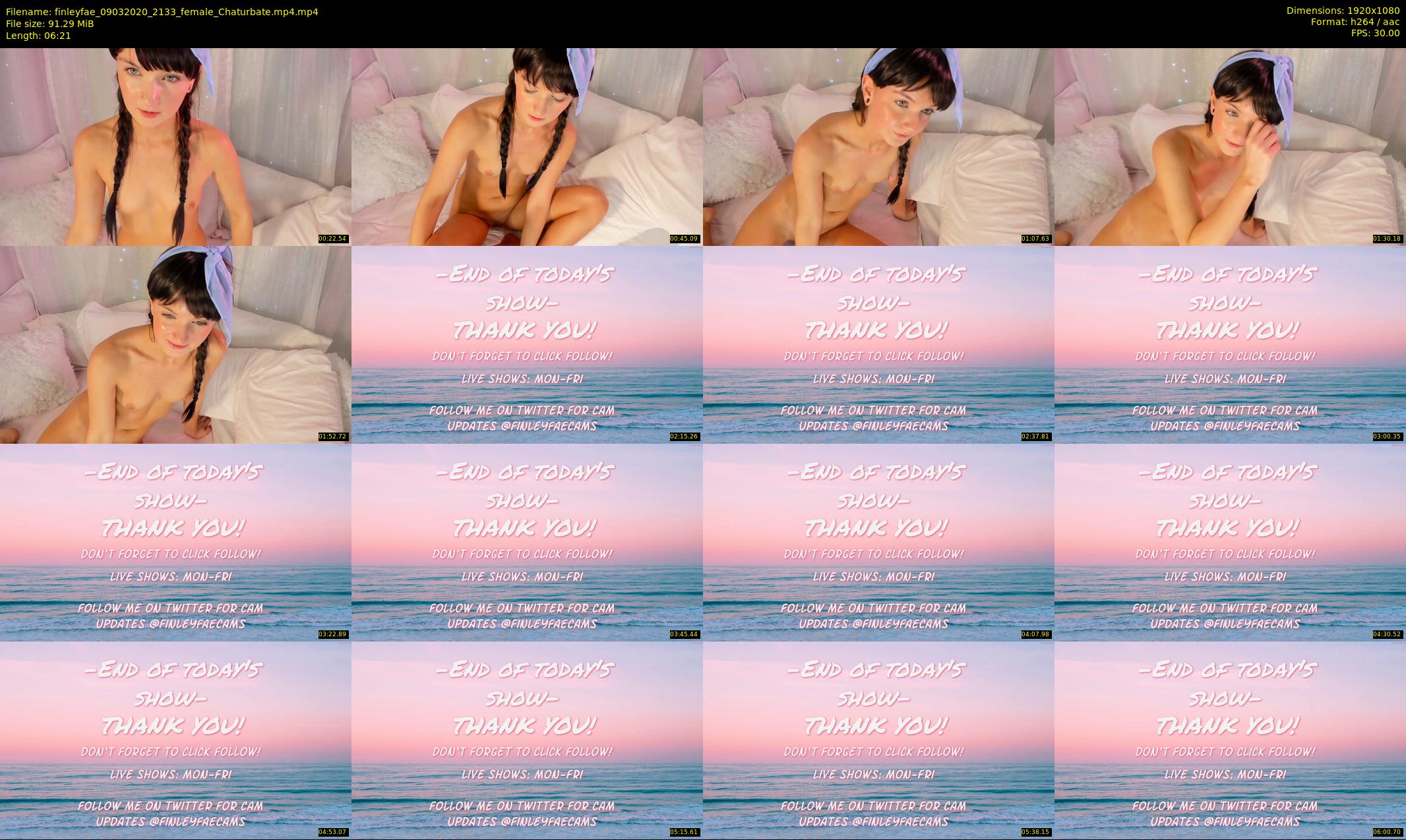 finleyfae — 7 minute Chaturbate female cam show recording, 1080p, Mar 9, 2020