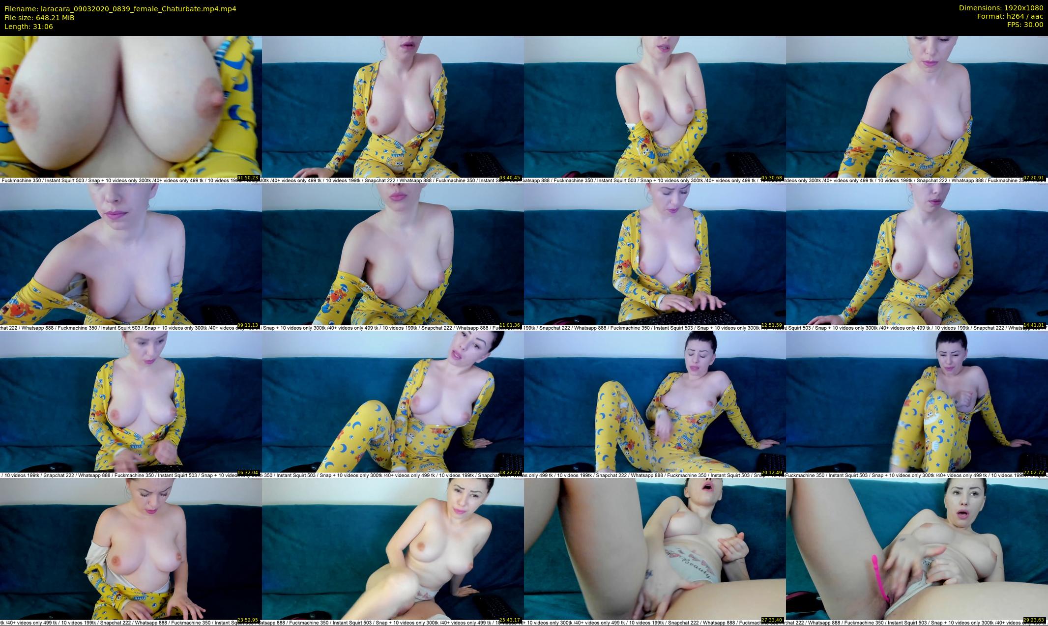 laracara — 32 minute Chaturbate female cam show recording, 1080p, Mar 9, 2020