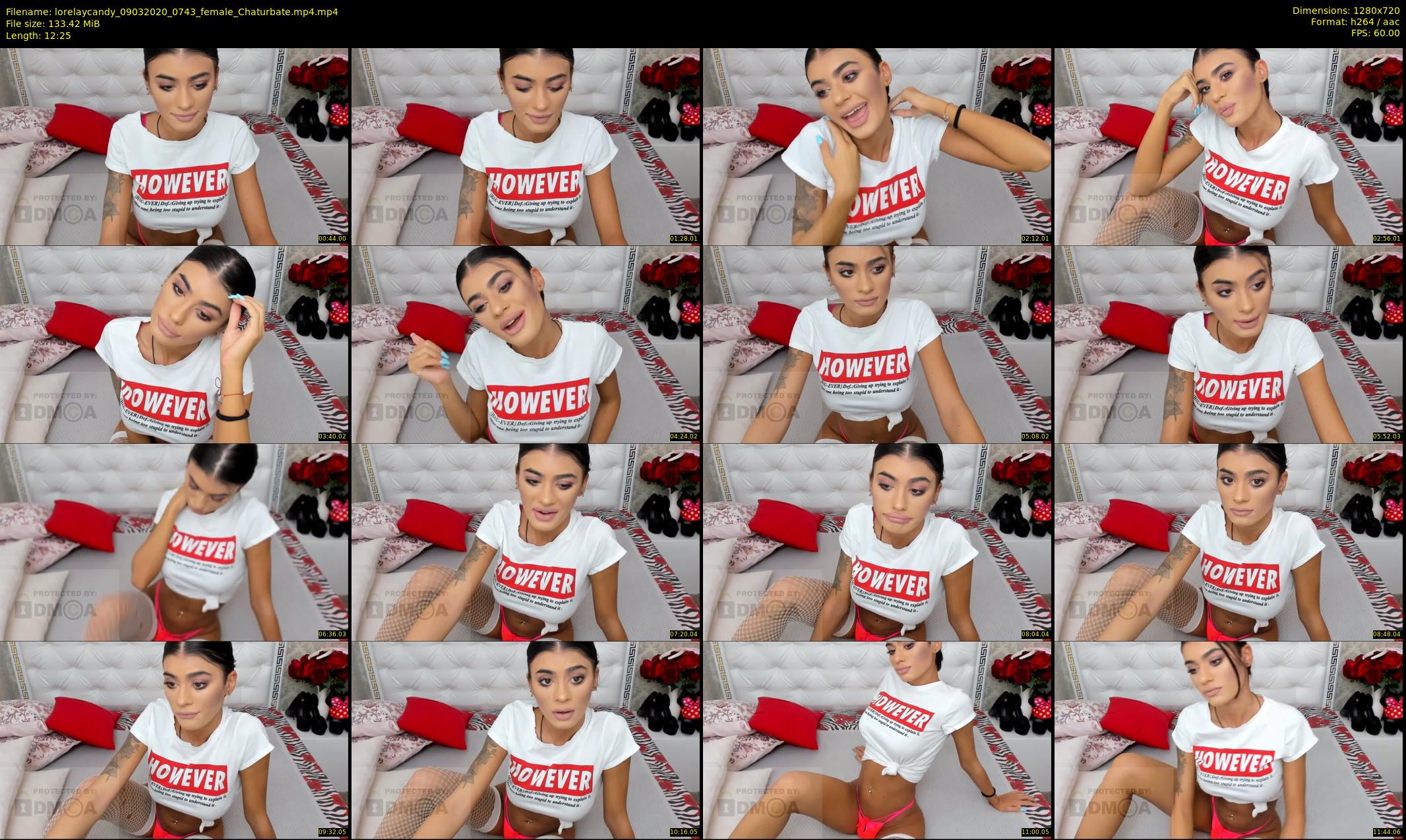lorelaycandy — 13 minute Chaturbate female cam show recording, 720p, Mar 9, 2020