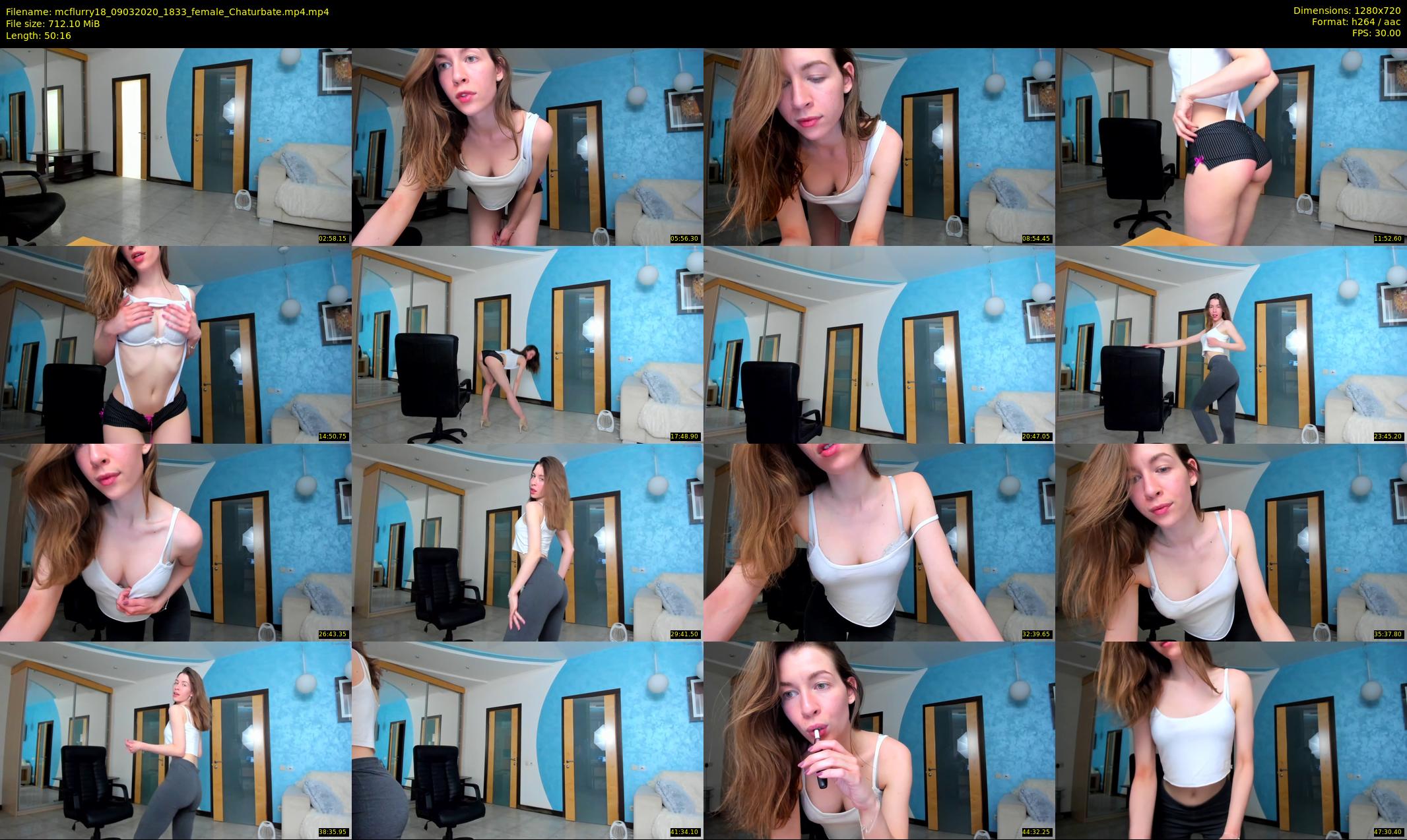 mcflurry18 — 51 minute Chaturbate female cam show recording, 720p, Mar 9, 2020