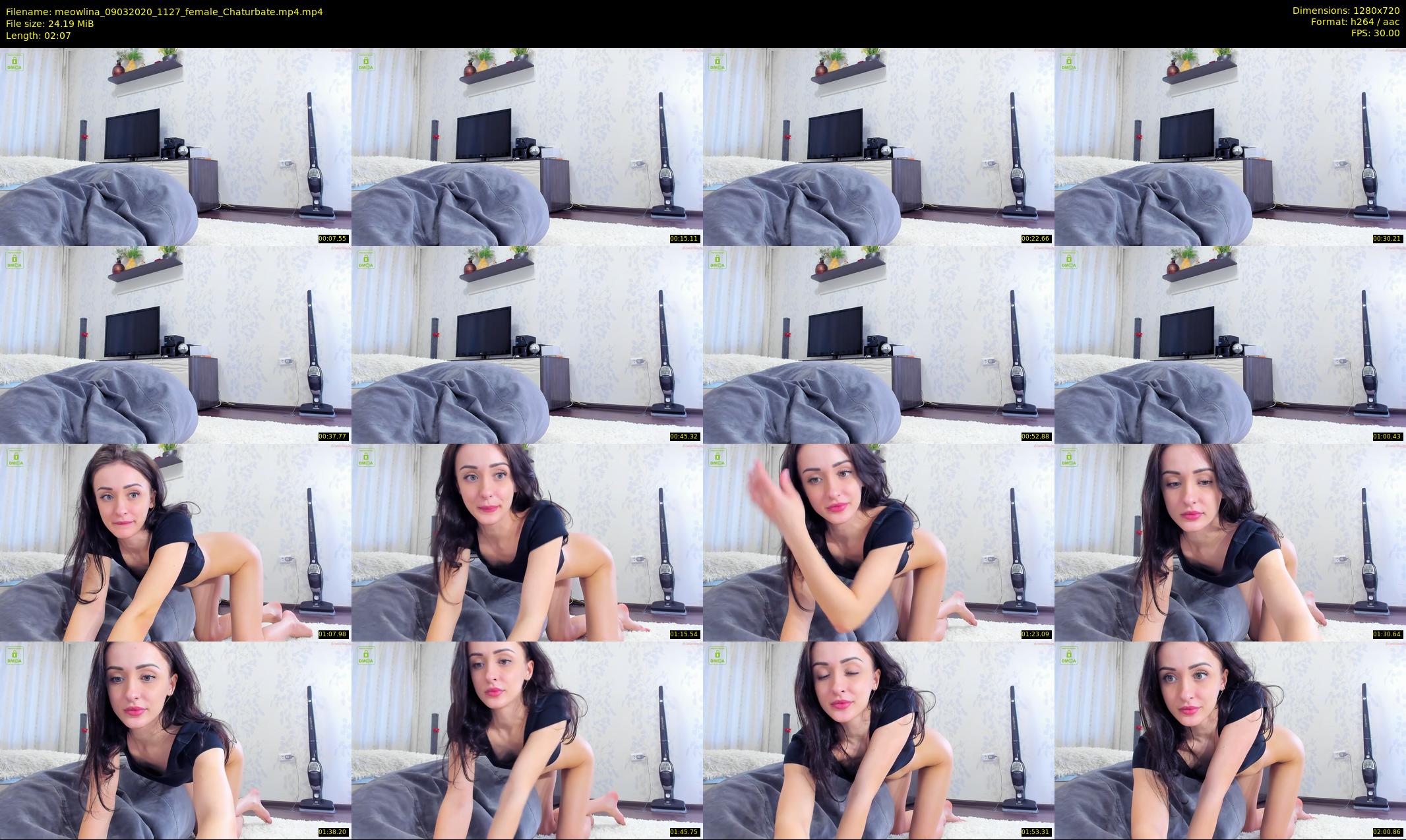 meowlina — 3 minute Chaturbate female cam show recording, 720p, Mar 9, 2020