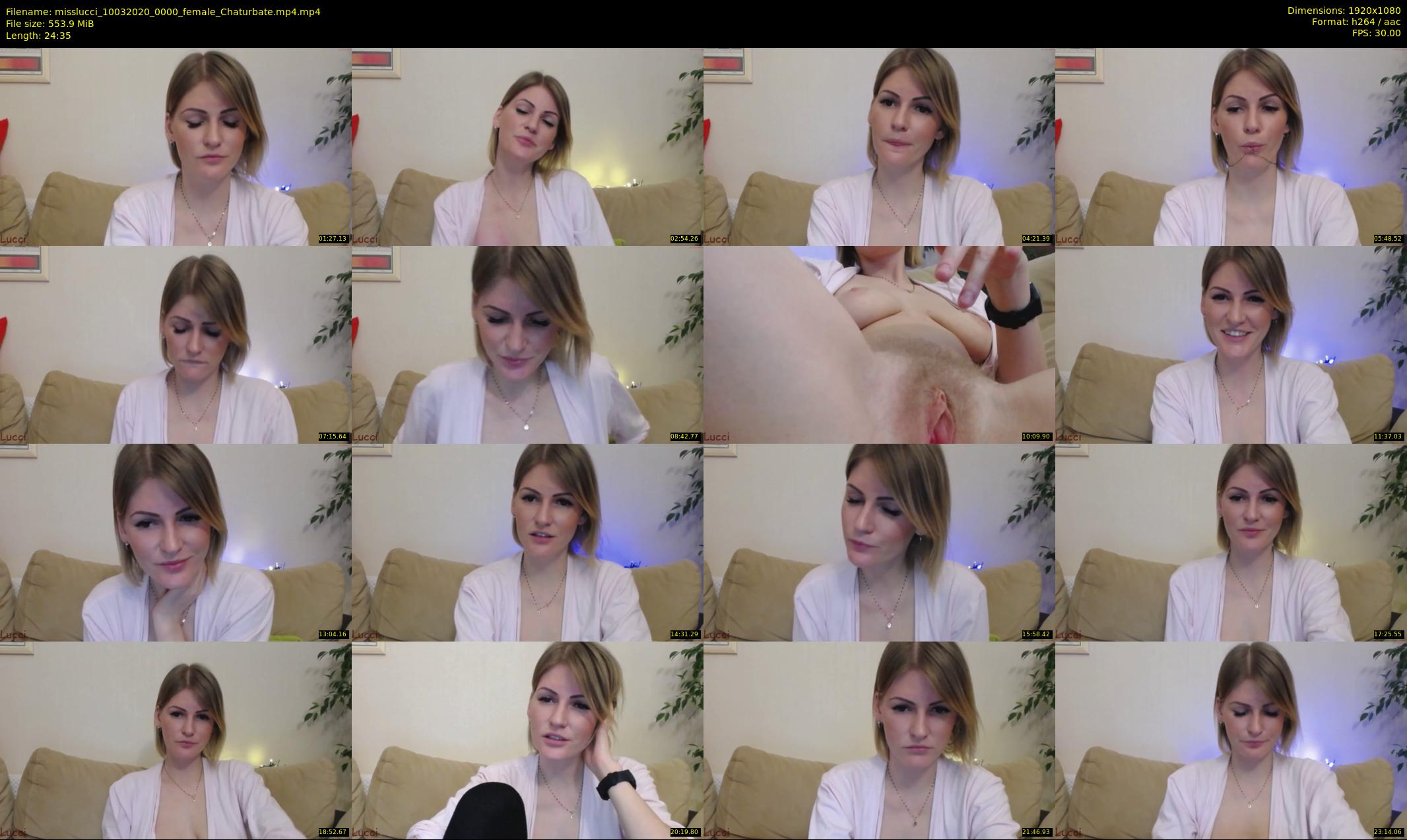 misslucci — 25 minute Chaturbate female cam show recording, 1080p, Mar 10, 2020