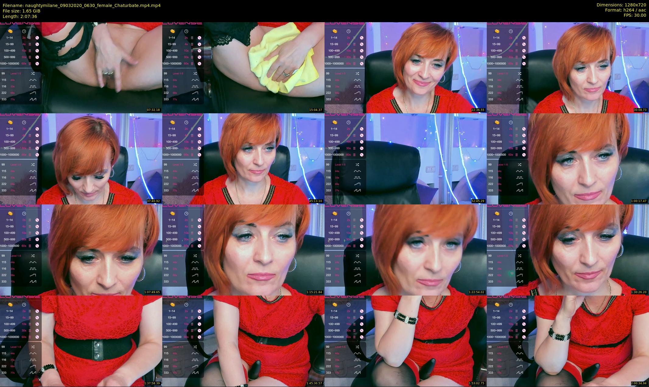 naughtymilane — 128 minute Chaturbate female cam show recording, 720p, Mar 9, 2020