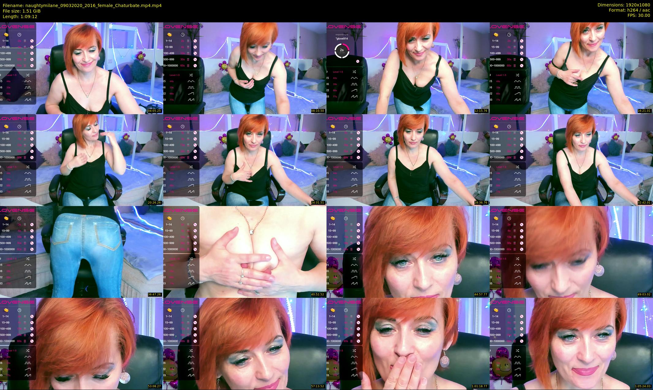 naughtymilane — 70 minute Chaturbate female cam show recording, 1080p, Mar 9, 2020