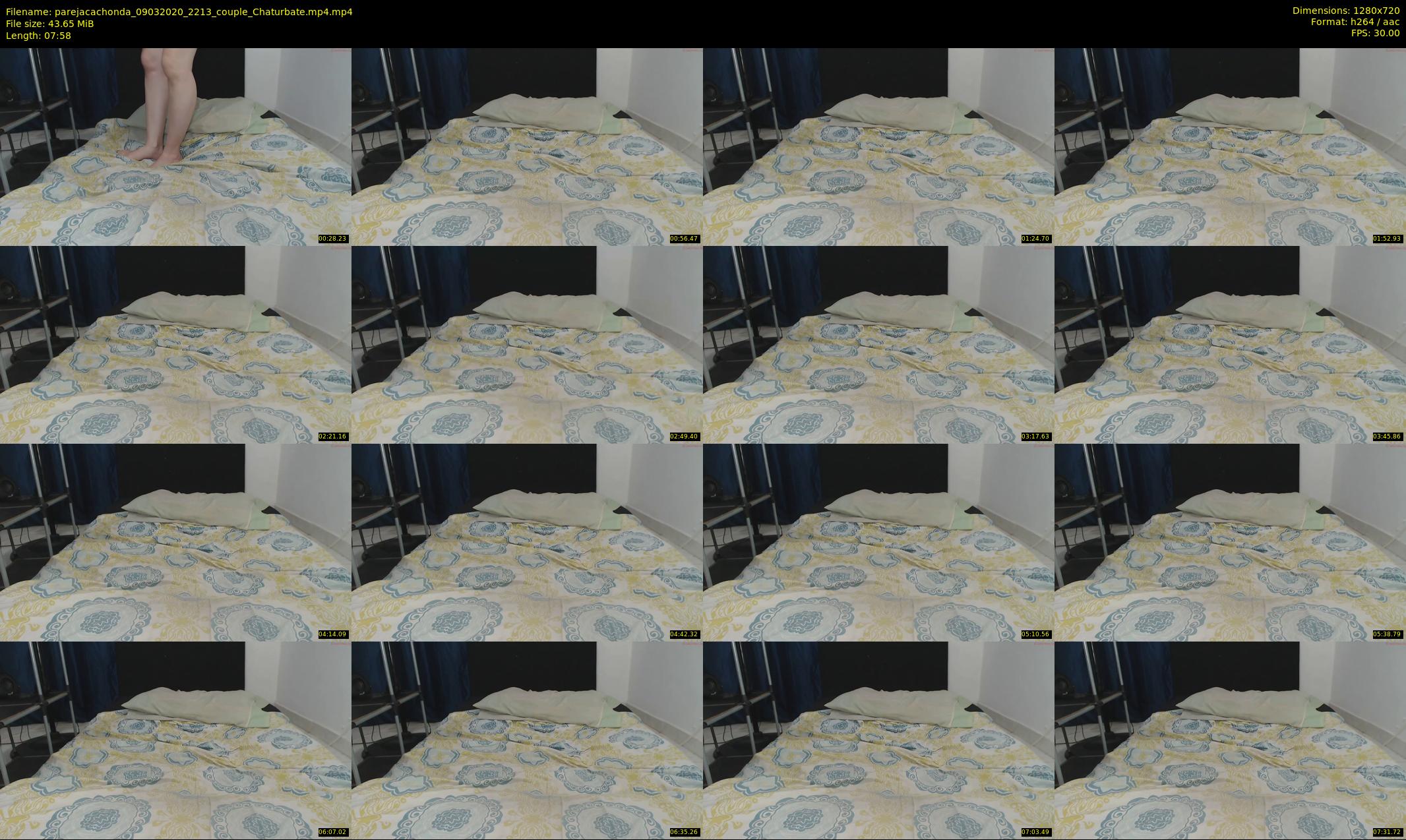 parejacachonda — 8 minute Chaturbate couple cam show recording, 720p, Mar 9, 2020