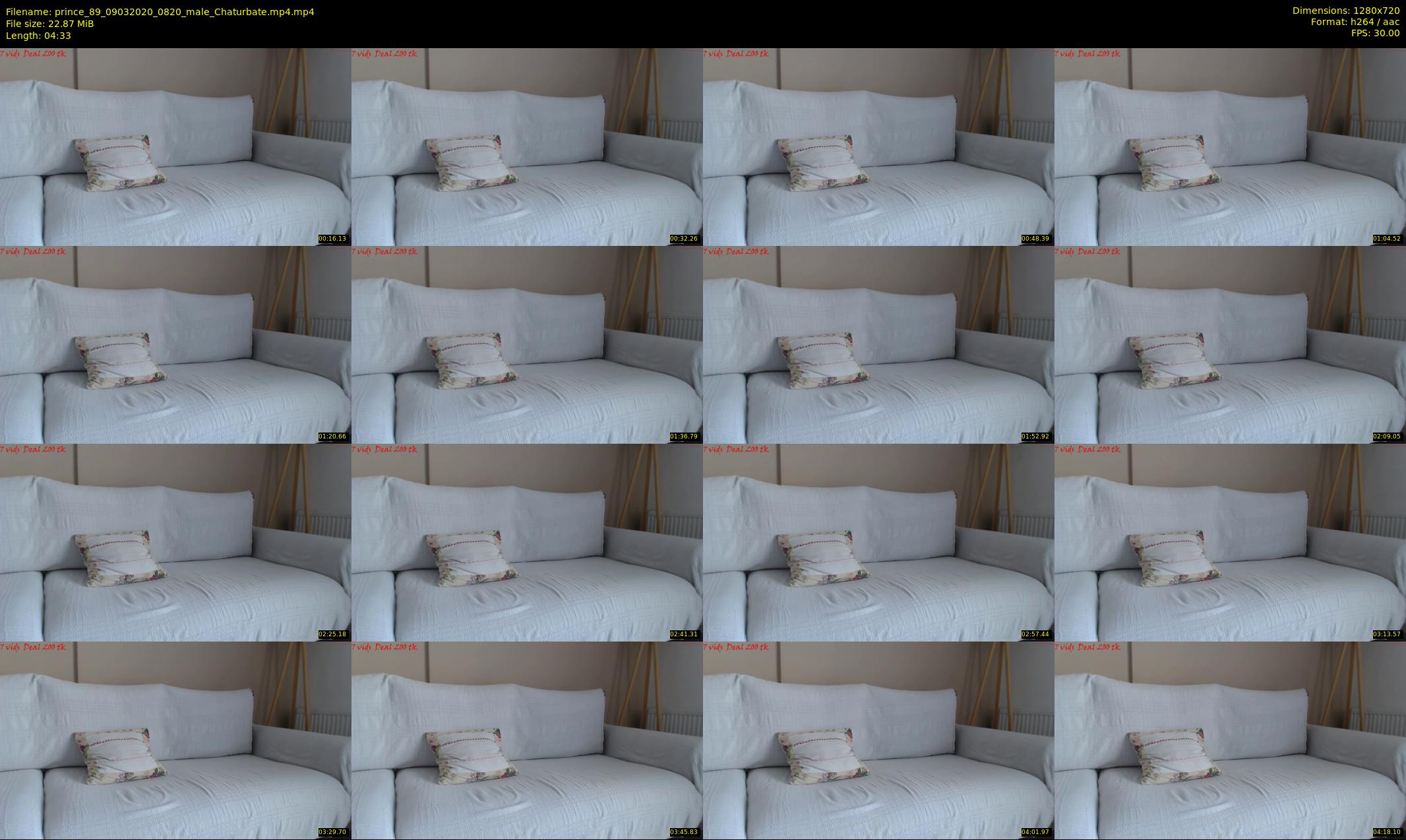prince_89 — 5 minute Chaturbate male cam show recording, 720p, Mar 9, 2020