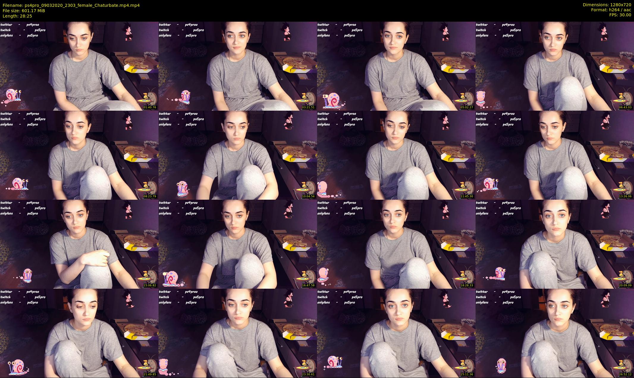 ps4pro — 29 minute Chaturbate female cam show recording, 720p, Mar 9, 2020