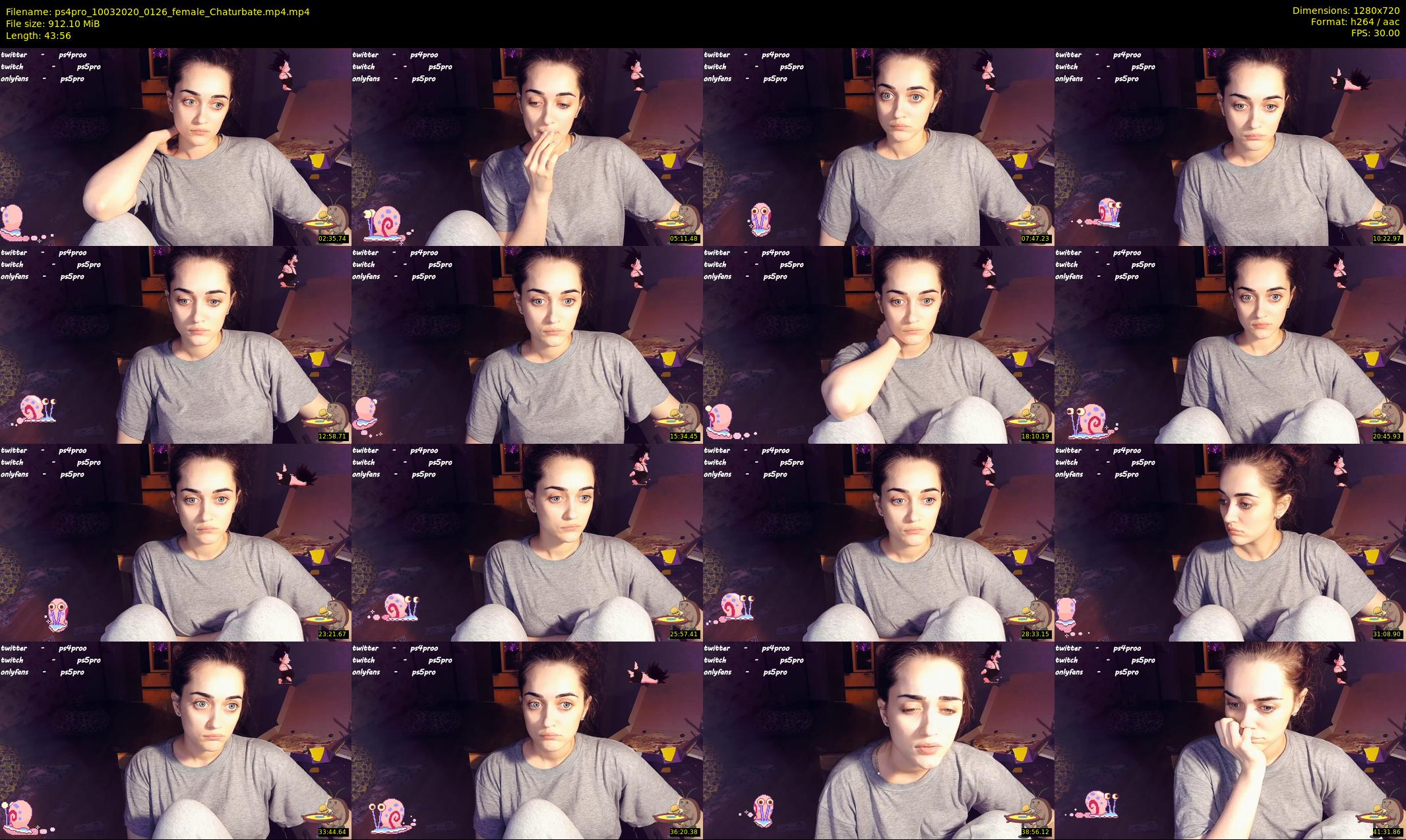 ps4pro — 44 minute Chaturbate female cam show recording, 720p, Mar 10, 2020
