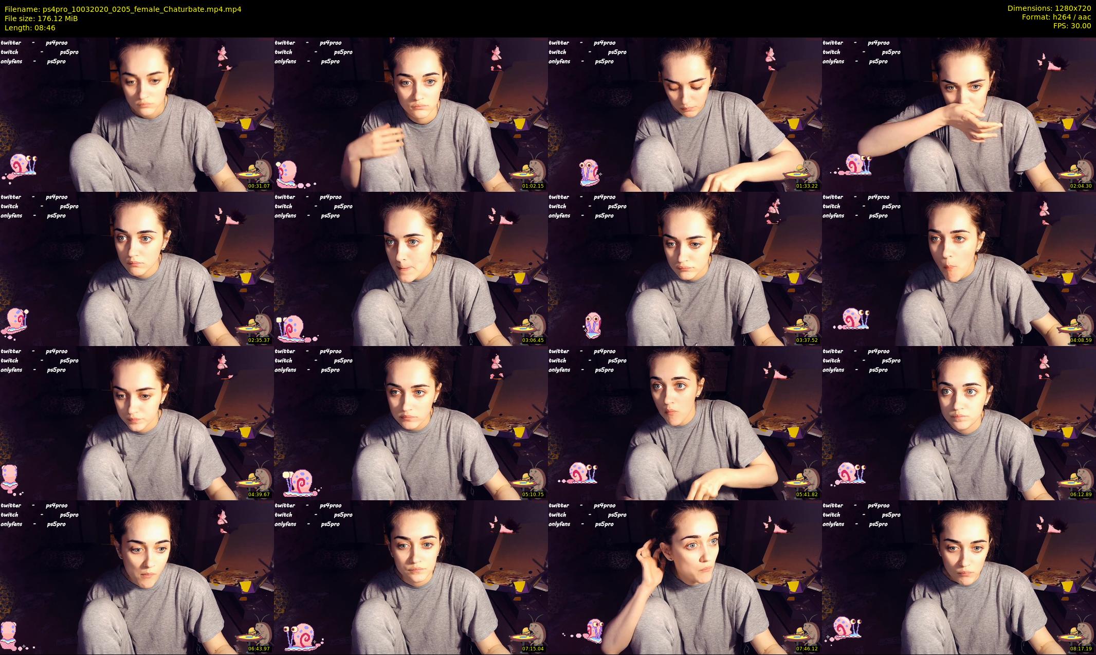 ps4pro — 9 minute Chaturbate female cam show recording, 720p, Mar 10, 2020