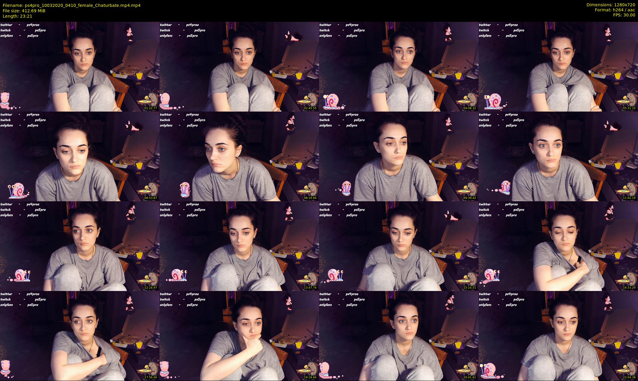 ps4pro — 24 minute Chaturbate female cam show recording, 720p, Mar 10, 2020