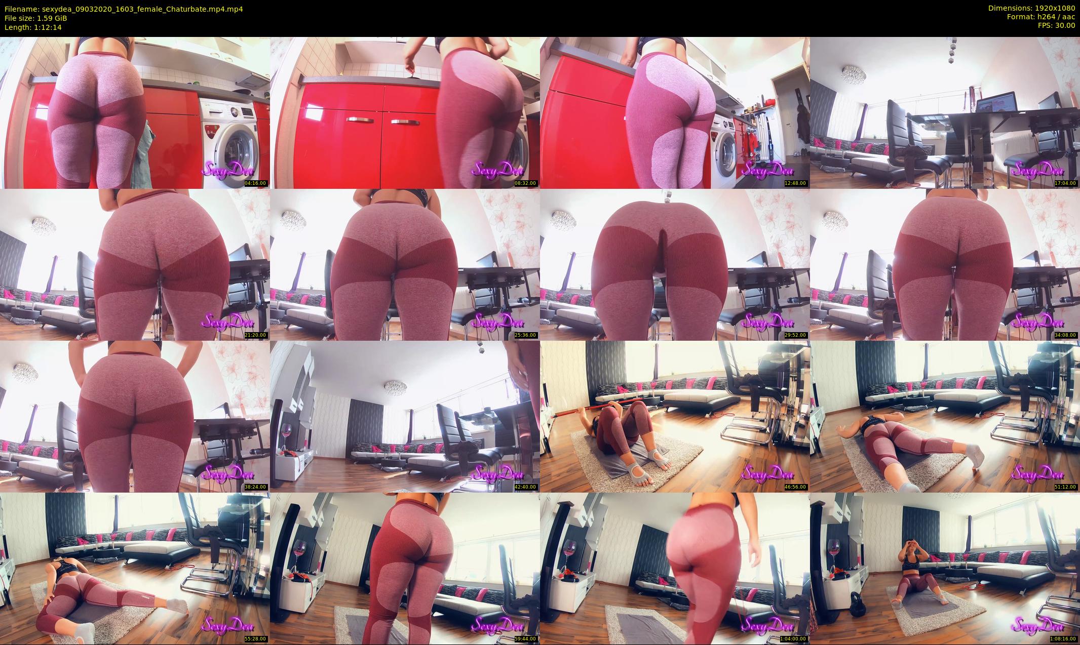 sexydea — 73 minute Chaturbate female cam show recording, 1080p, Mar 9, 2020