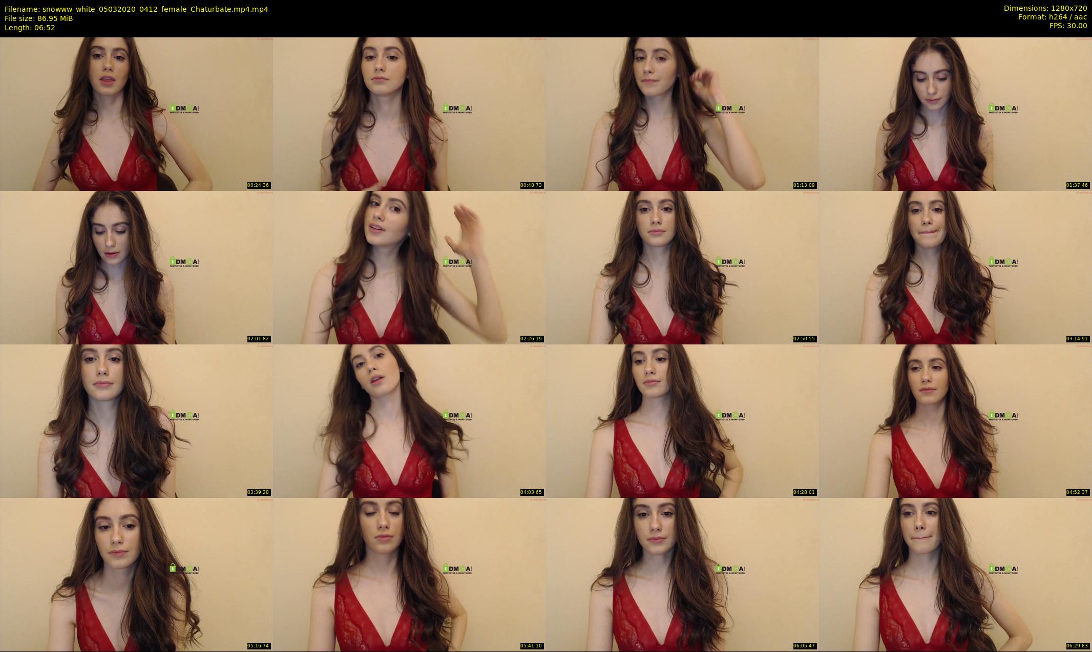 snowww_white — 7 minute Chaturbate female cam show recording, 720p, Mar 5, 2020