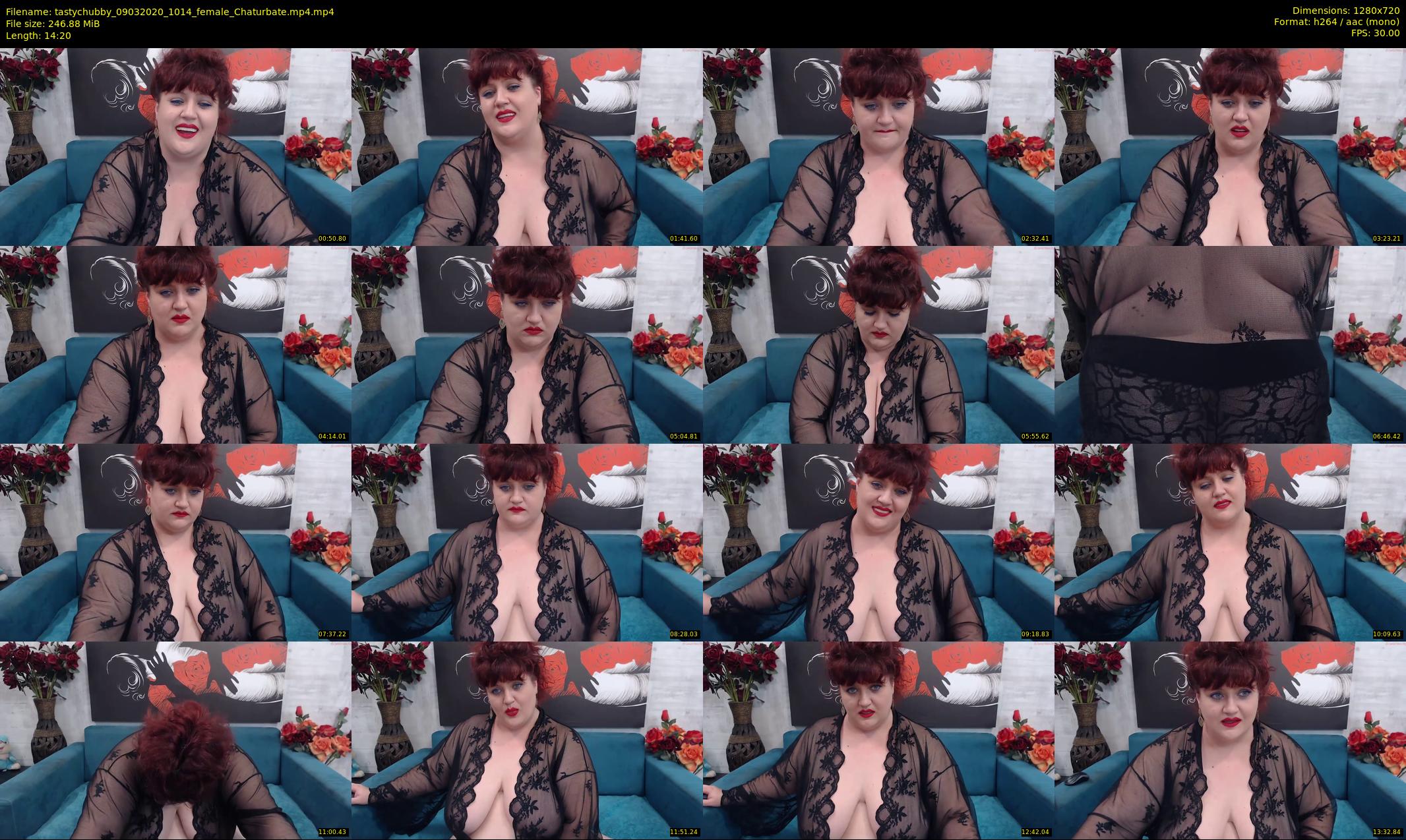 tastychubby — 15 minute Chaturbate female cam show recording, 720p, Mar 9, 2020