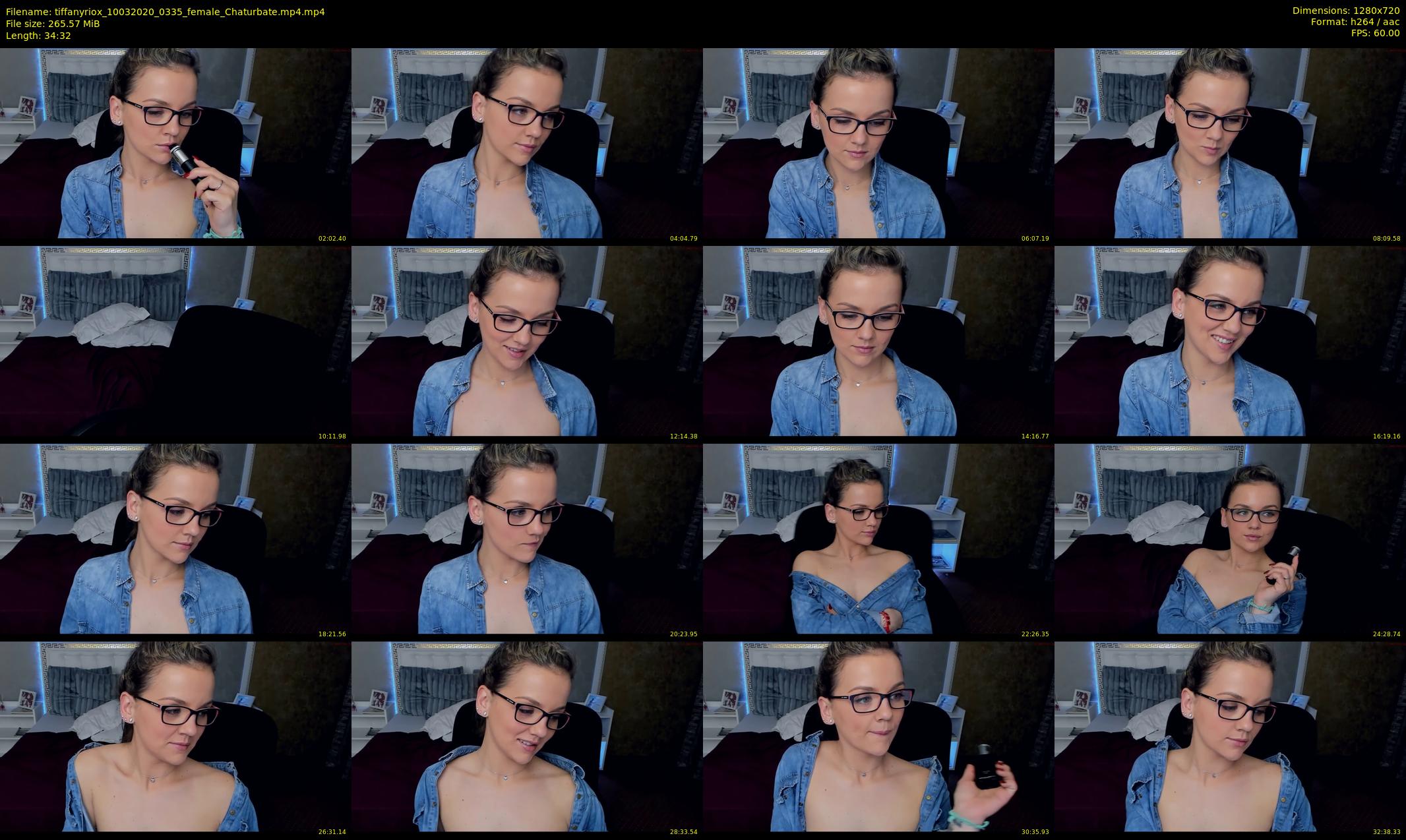 tiffanyriox — 35 minute Chaturbate female cam show recording, 720p, Mar 10, 2020