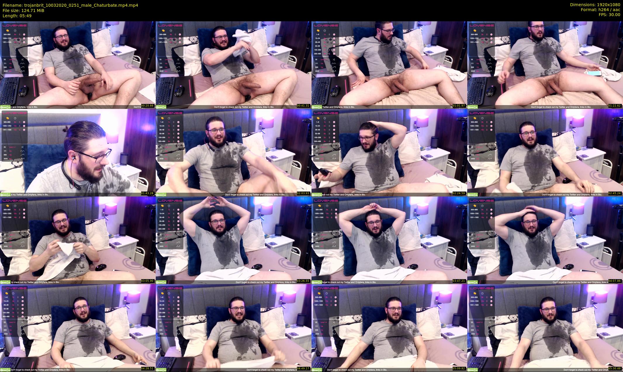 trojanbrit — 6 minute Chaturbate male cam show recording, 1080p, Mar 10, 2020