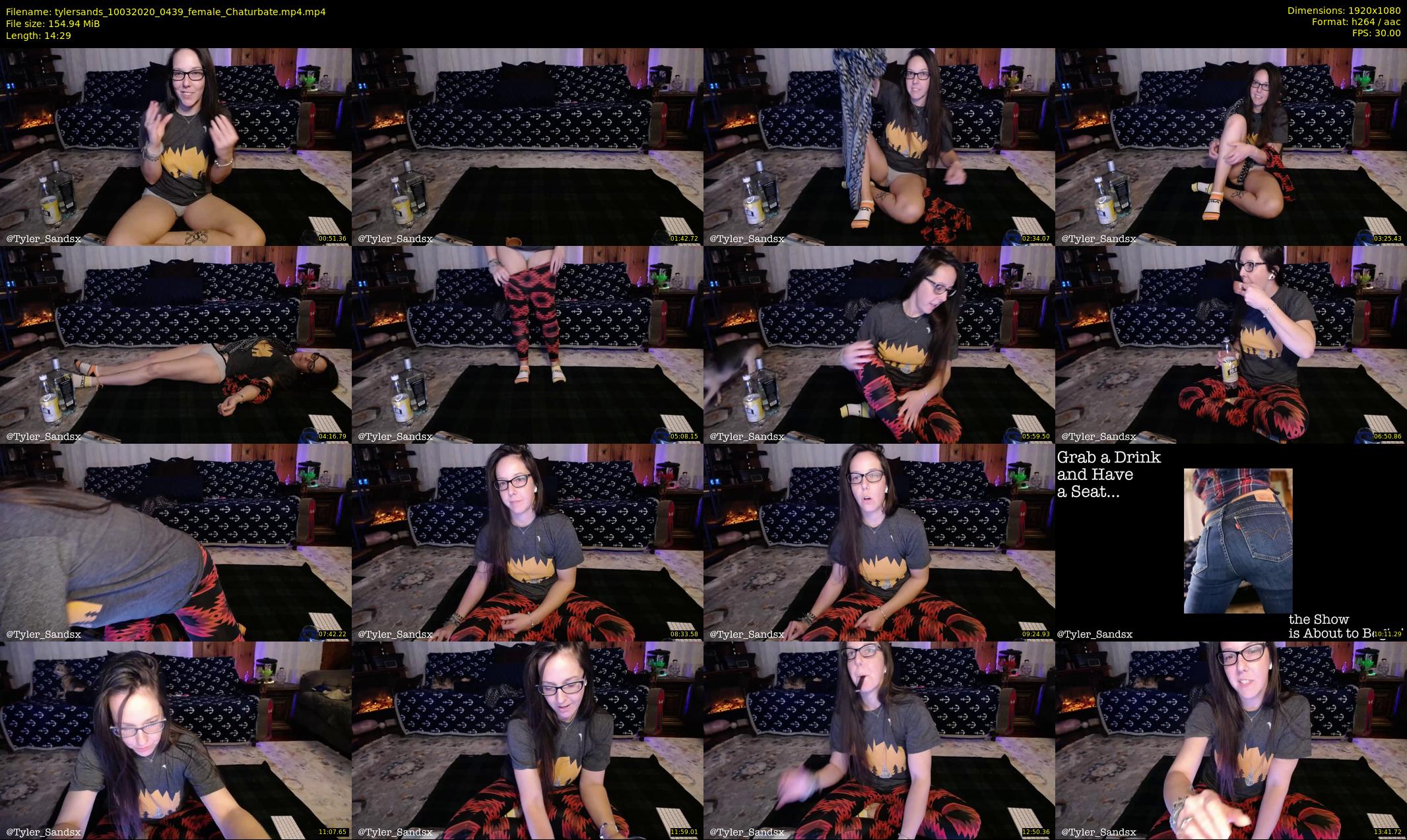 tylersands — 15 minute Chaturbate female cam show recording, 1080p, Mar 10, 2020