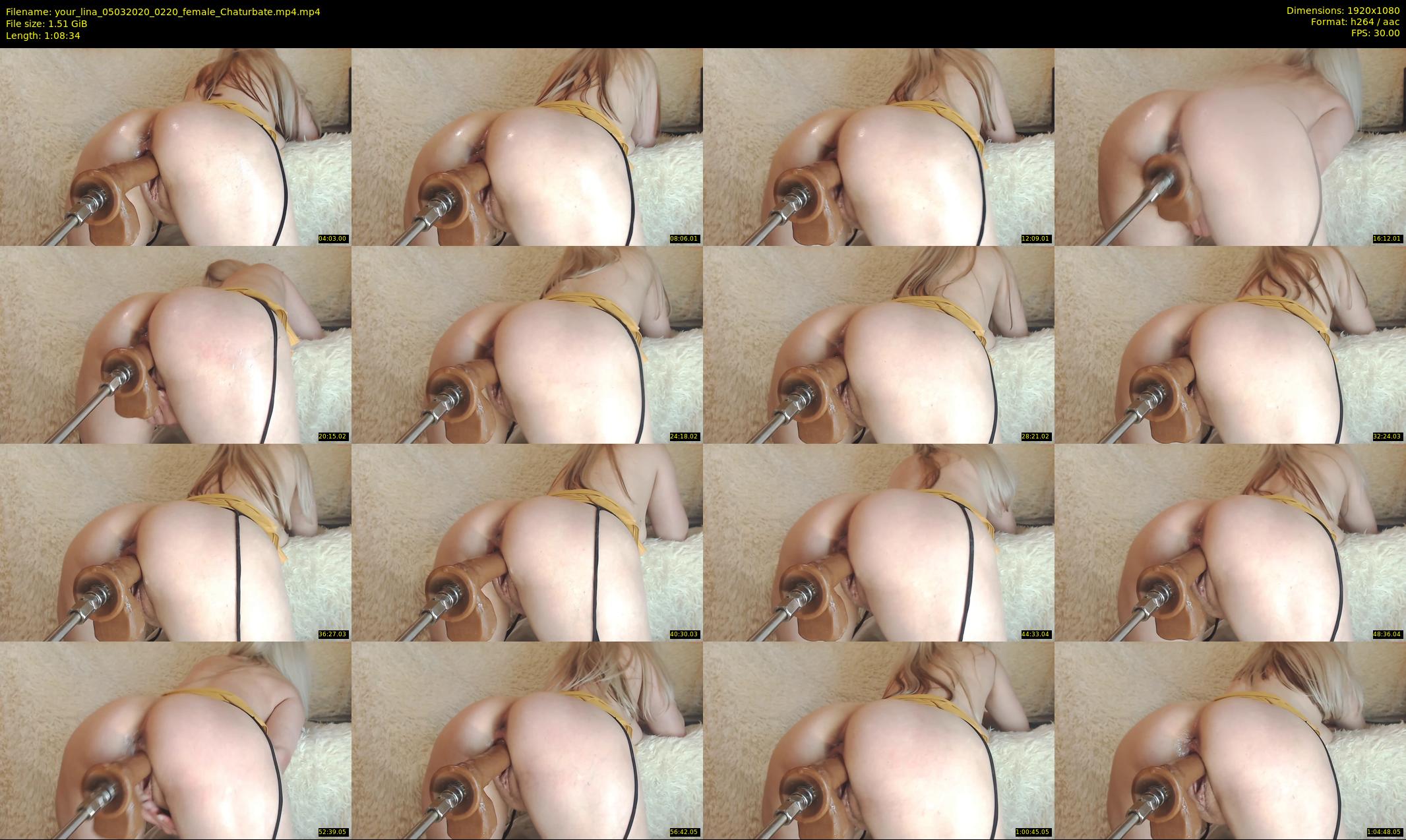your_lina — 69 minute Chaturbate female cam show recording, 1080p, Mar 5, 2020