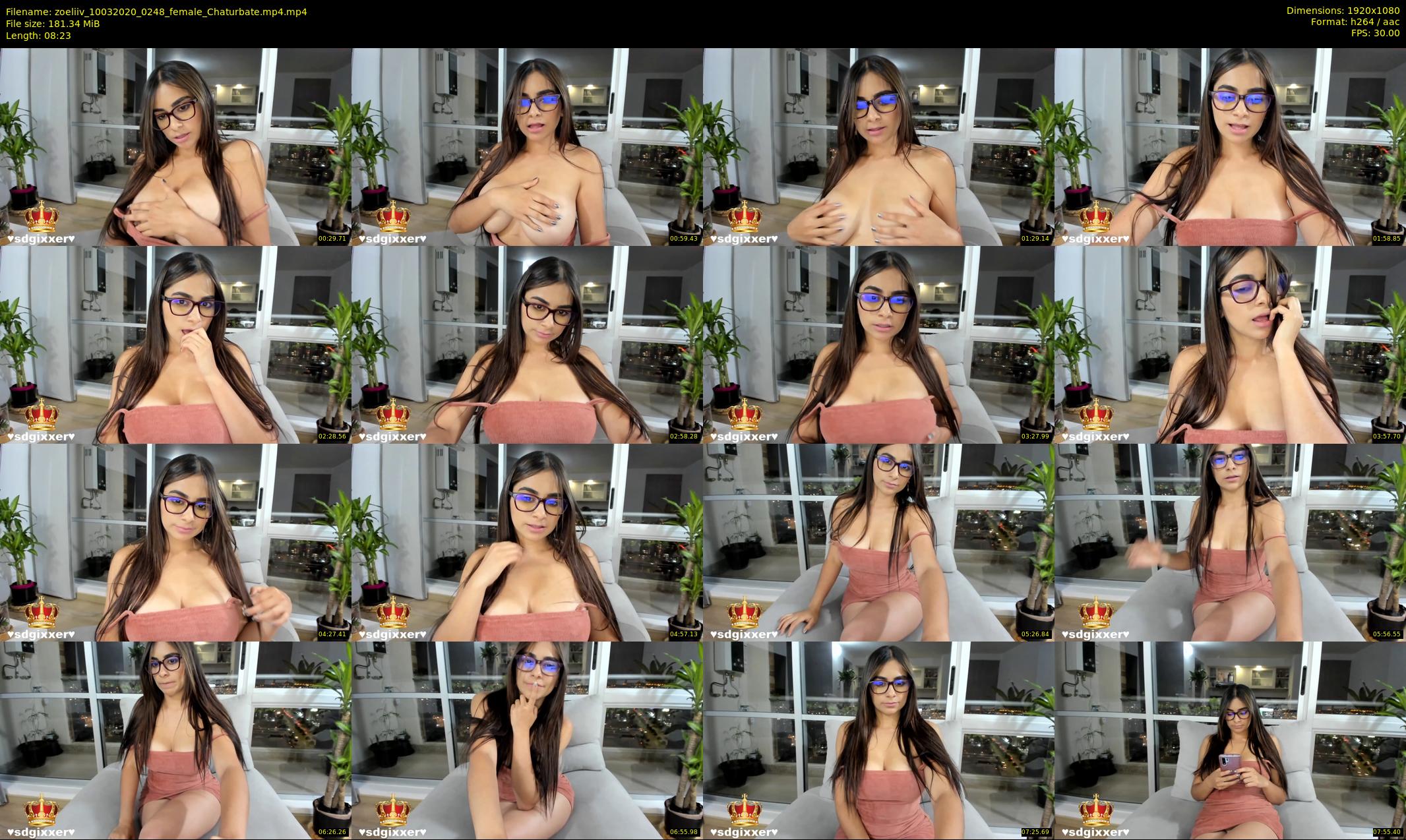 zoeliiv — 9 minute Chaturbate female cam show recording, 1080p, Mar 10, 2020