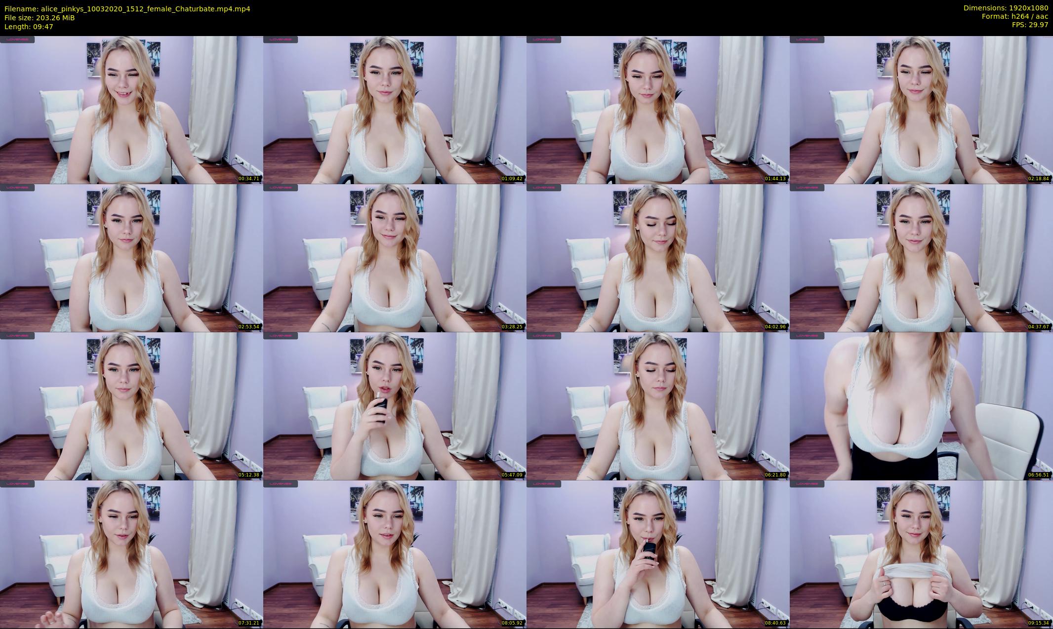 alice_pinkys — 10 minute Chaturbate female cam show recording, 1080p, Mar 10, 2020