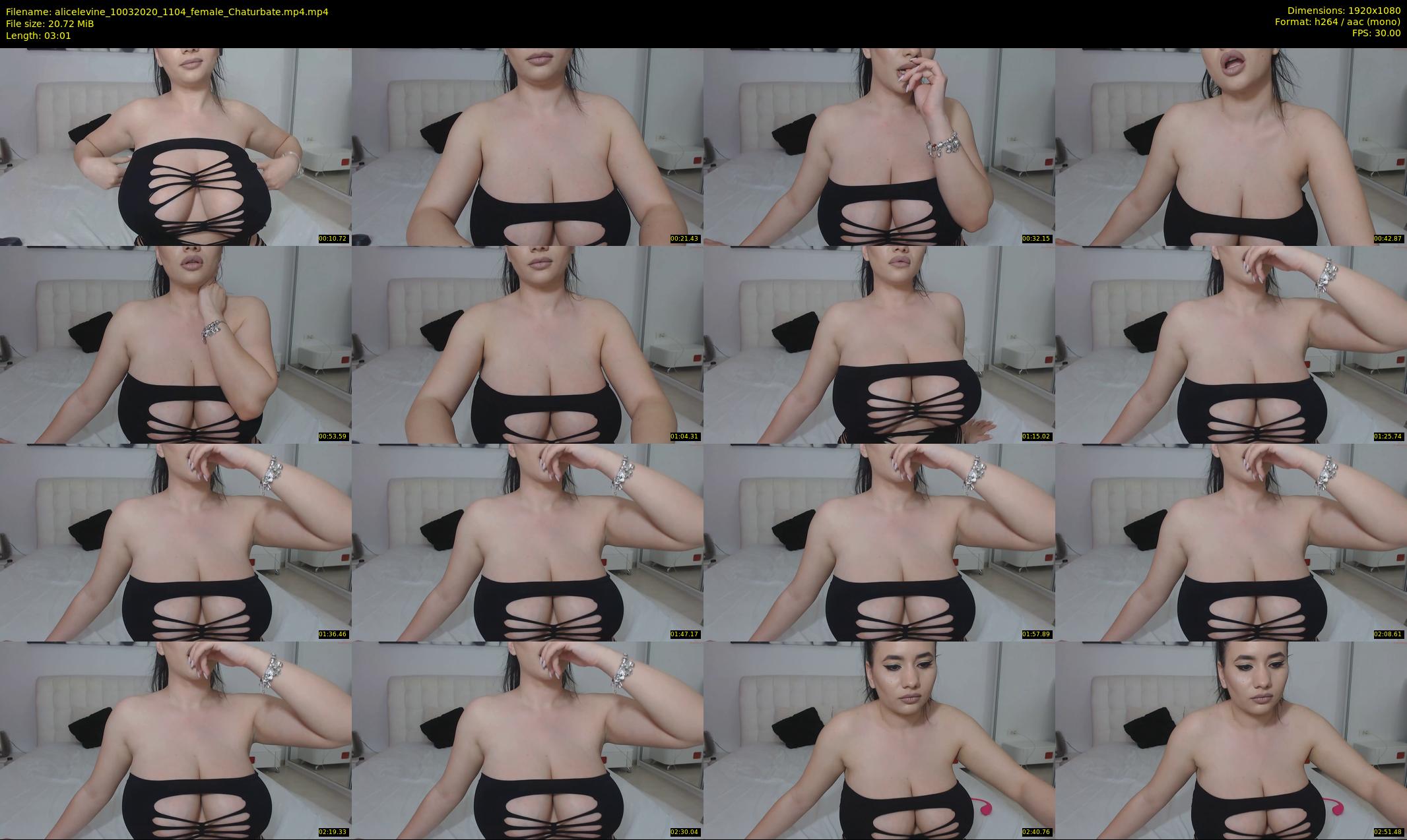 alicelevine — 4 minute Chaturbate female cam show recording, 1080p, Mar 10, 2020