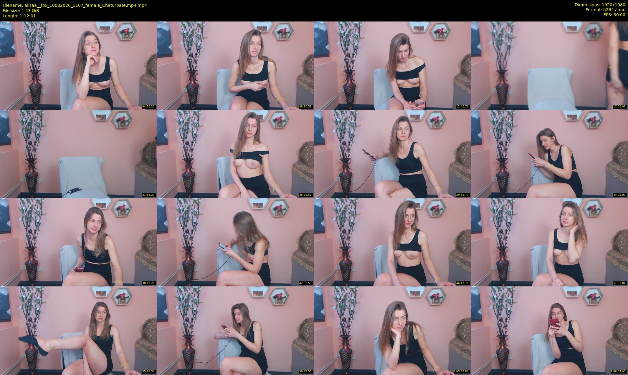 alisaa__fox — 73 minute Chaturbate female cam show recording, 1080p, Mar 10, 2020