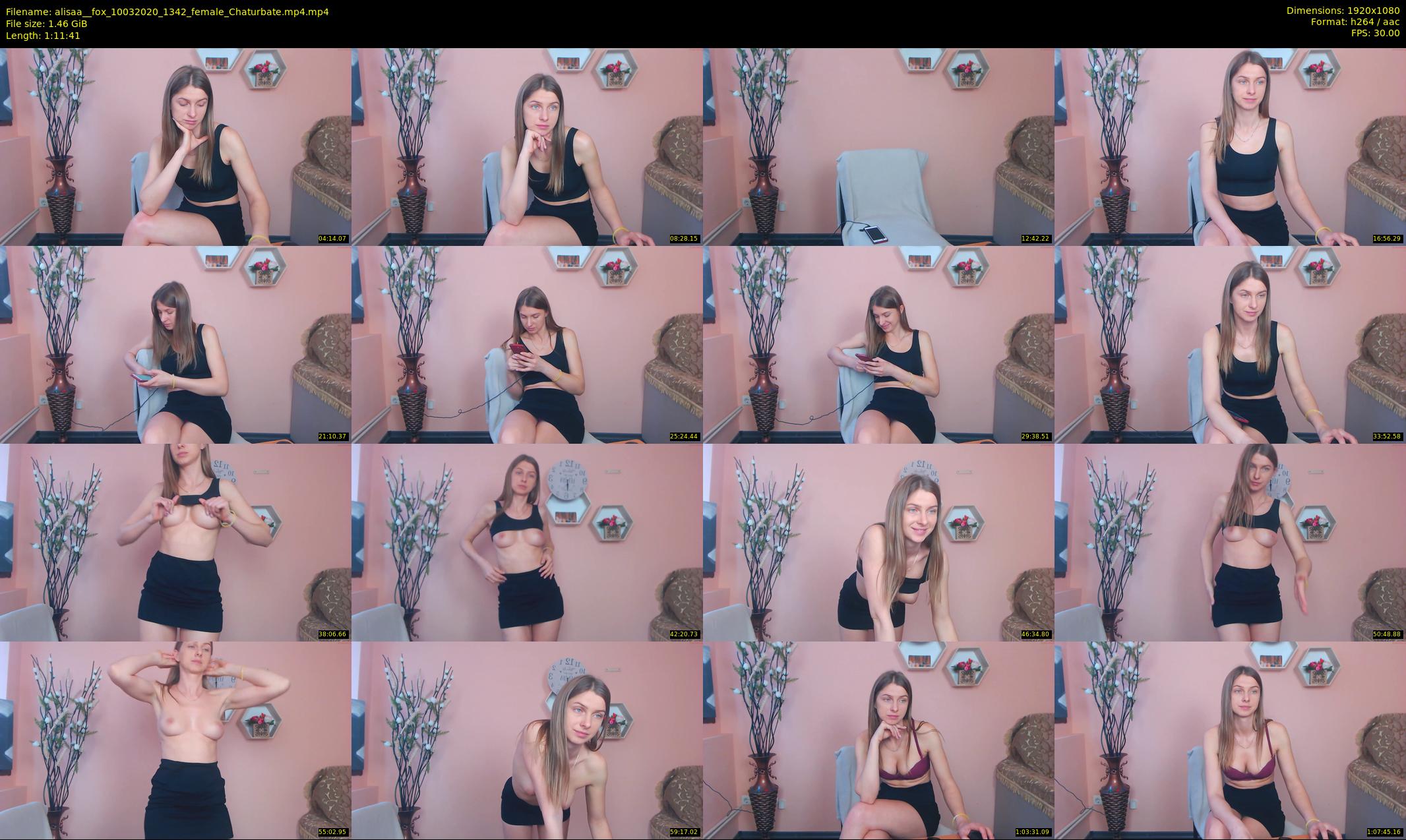 alisaa__fox — 72 minute Chaturbate female cam show recording, 1080p, Mar 10, 2020