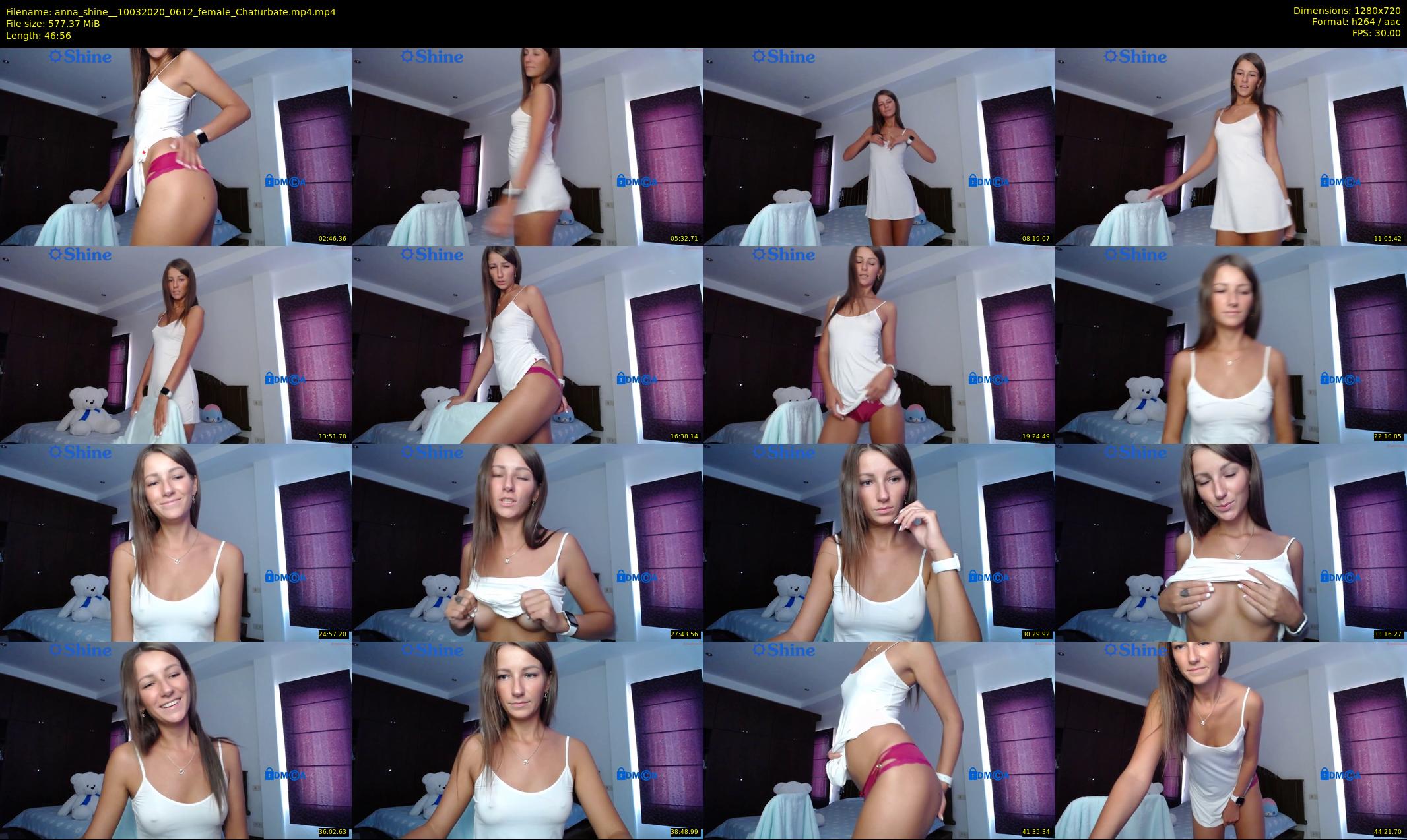 anna_shine_ — 47 minute Chaturbate female cam show recording, 720p, Mar 10, 2020