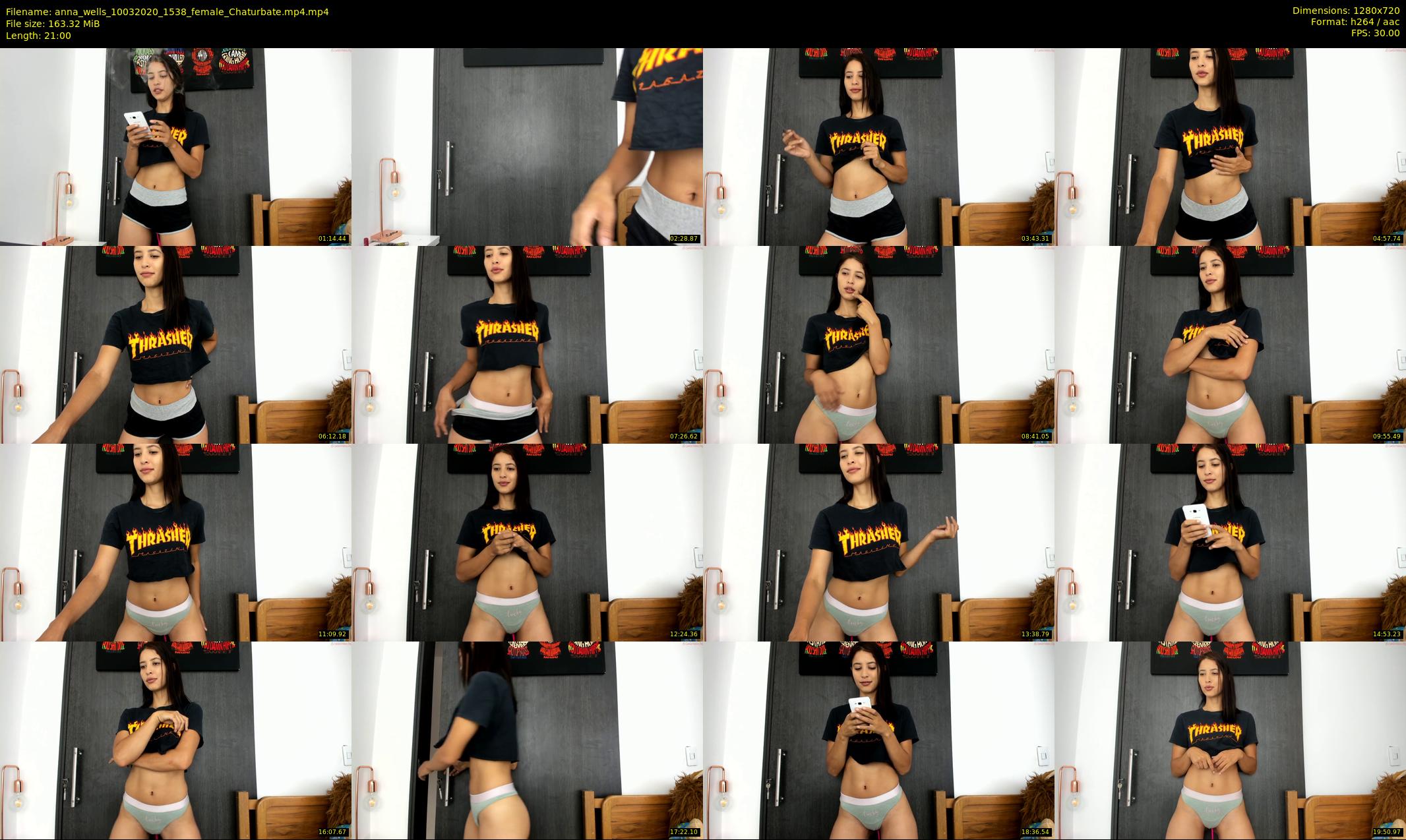 anna_wells — 21 minute Chaturbate female cam show recording, 720p, Mar 10, 2020