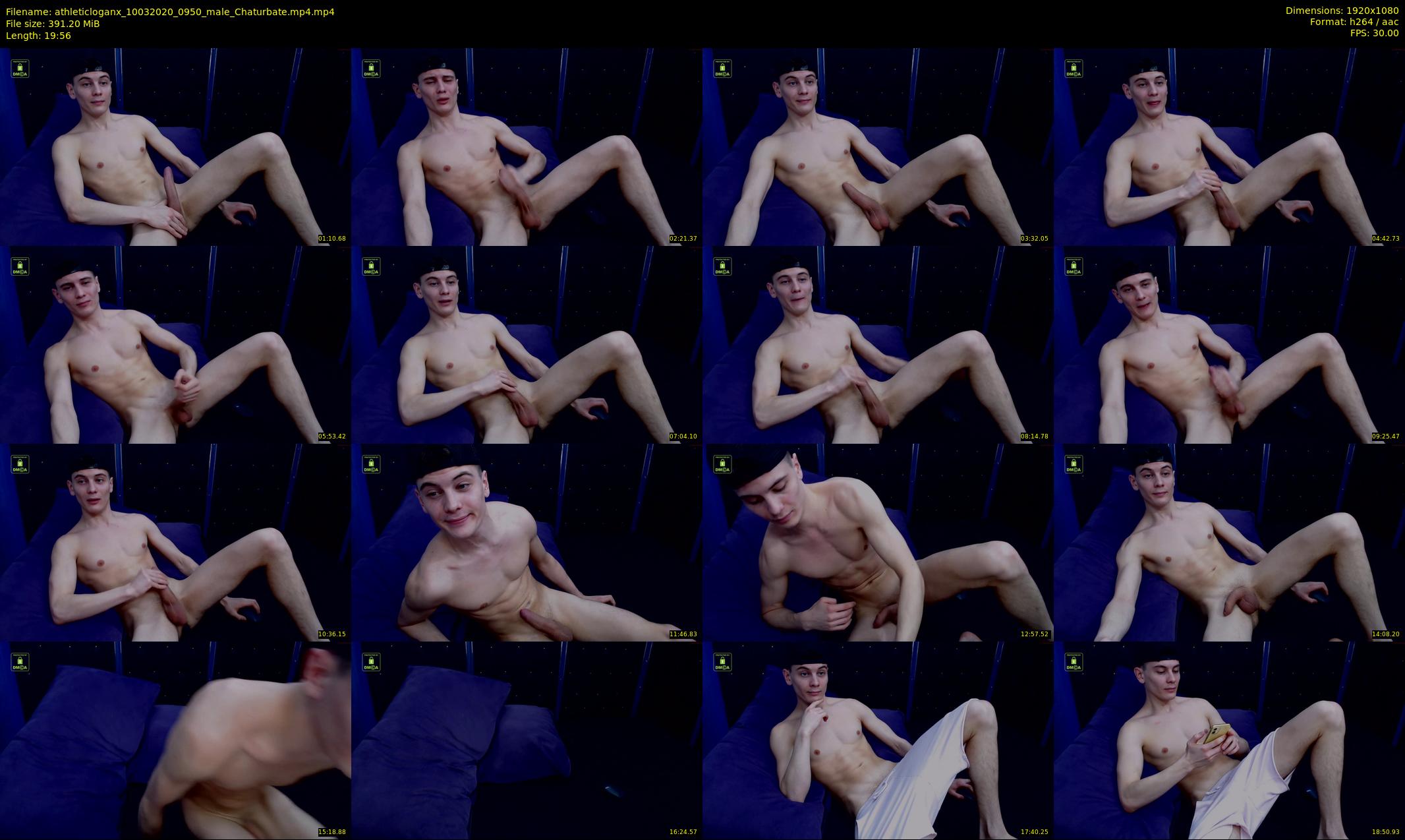 athleticloganx — 20 minute Chaturbate male cam show recording, 1080p, Mar 10, 2020