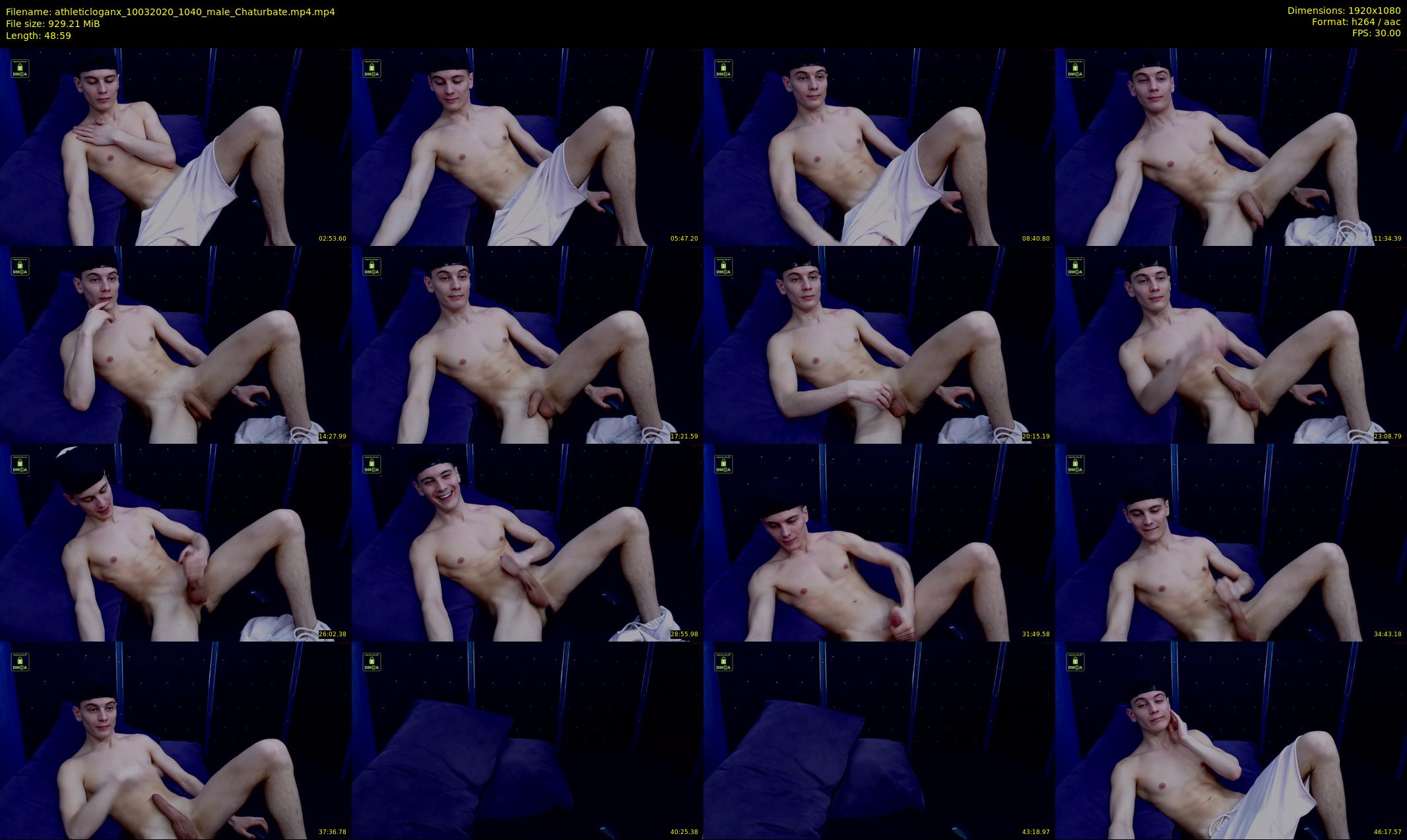 athleticloganx — 49 minute Chaturbate male cam show recording, 1080p, Mar 10, 2020