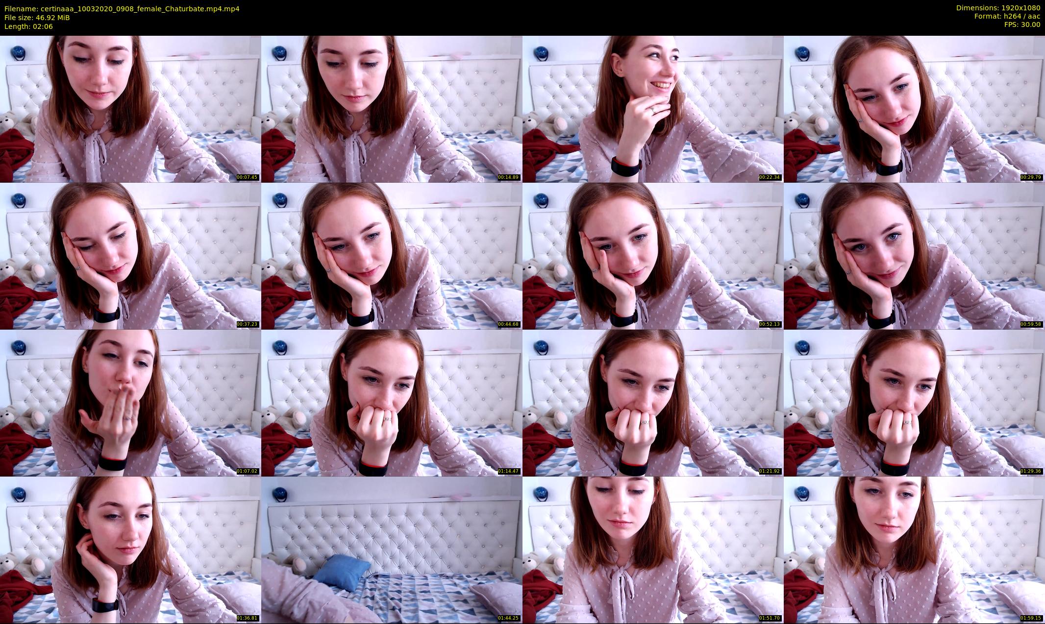 certinaaa — 3 minute Chaturbate female cam show recording, 1080p, Mar 10, 2020