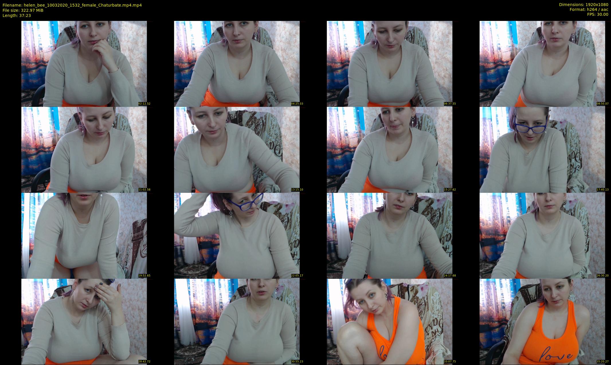 helen_bee — 38 minute Chaturbate female cam show recording, 1080p, Mar 10, 2020