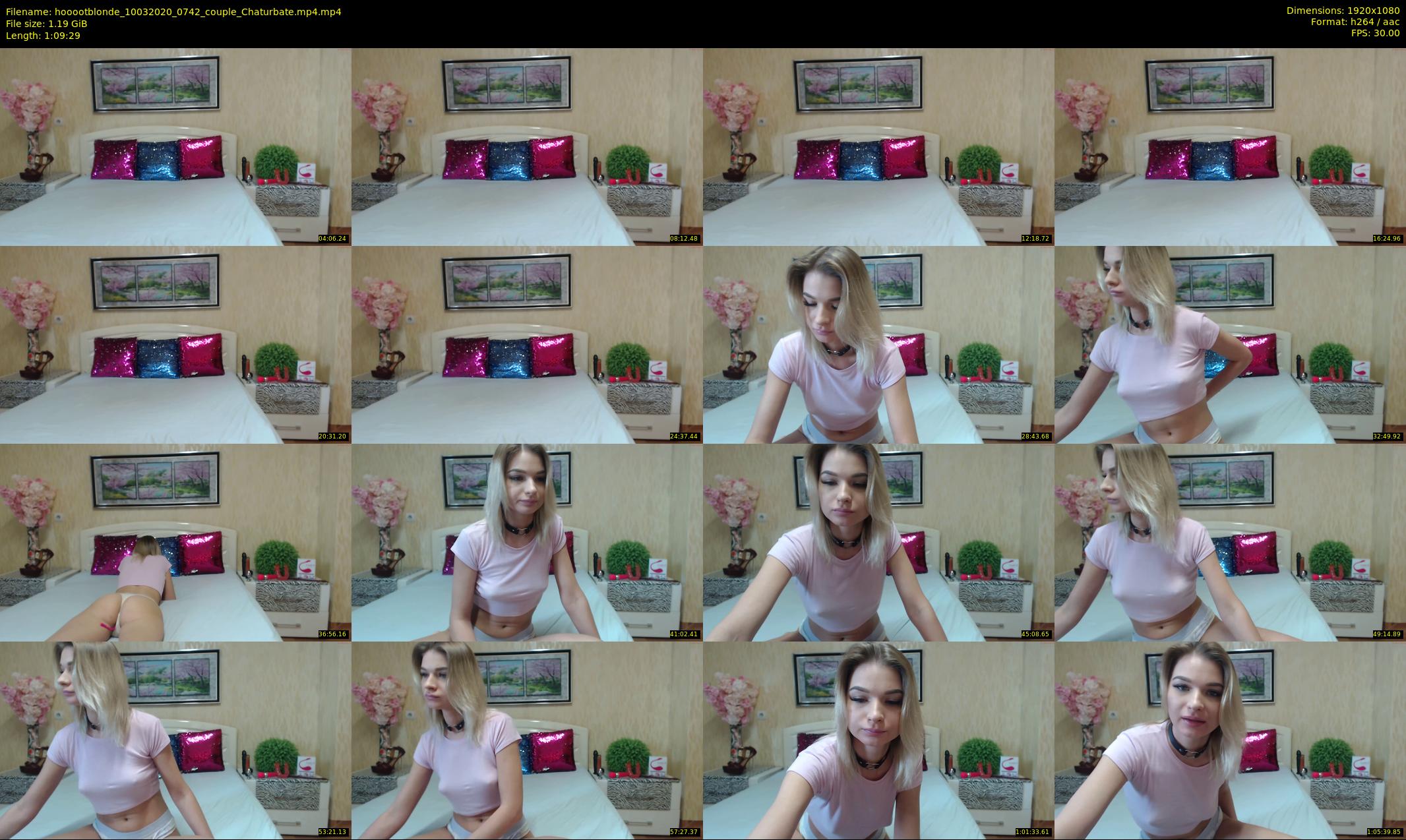 hooootblonde — 70 minute Chaturbate female cam show recording, 1080p, Mar 10, 2020