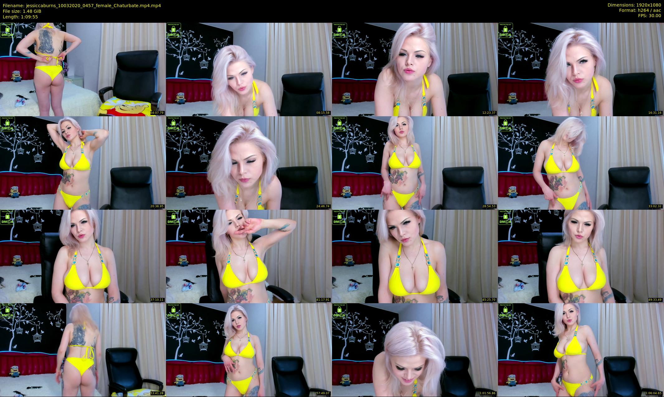 jessiccaburns — 70 minute Chaturbate female cam show recording, 1080p, Mar 10, 2020