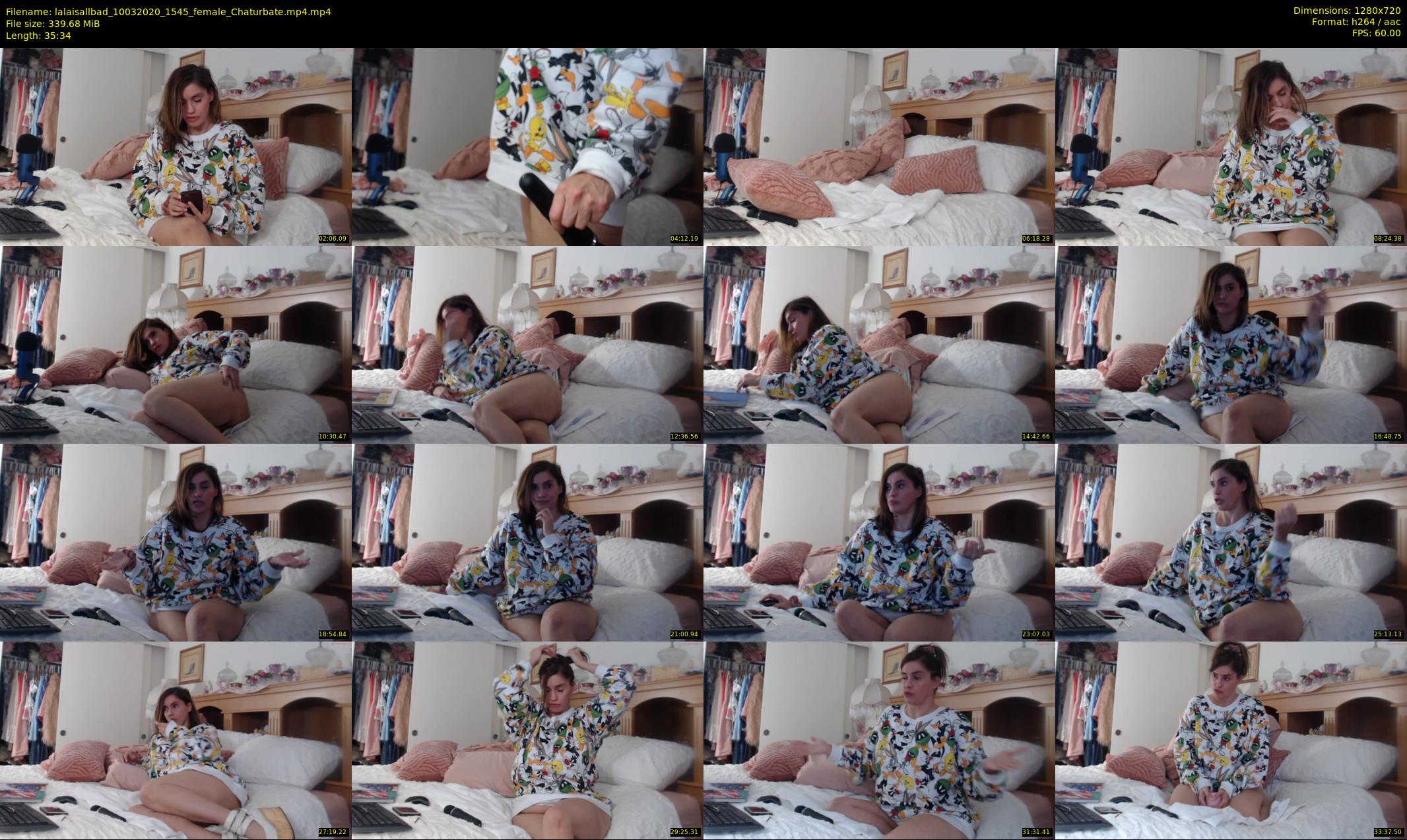lalaisallbad — 36 minute Chaturbate female cam show recording, 720p, Mar 10, 2020