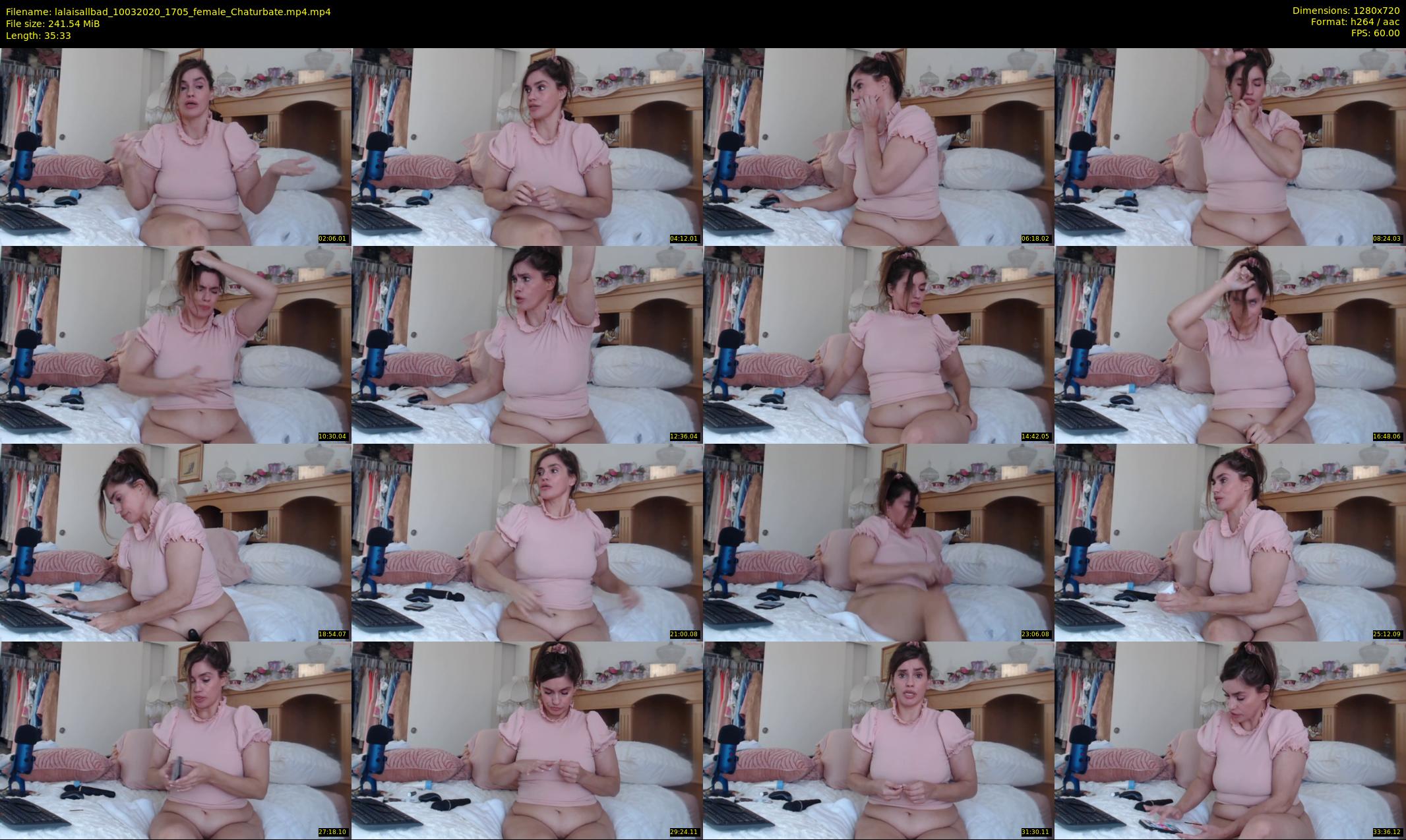 lalaisallbad — 36 minute Chaturbate female cam show recording, 720p, Mar 10, 2020