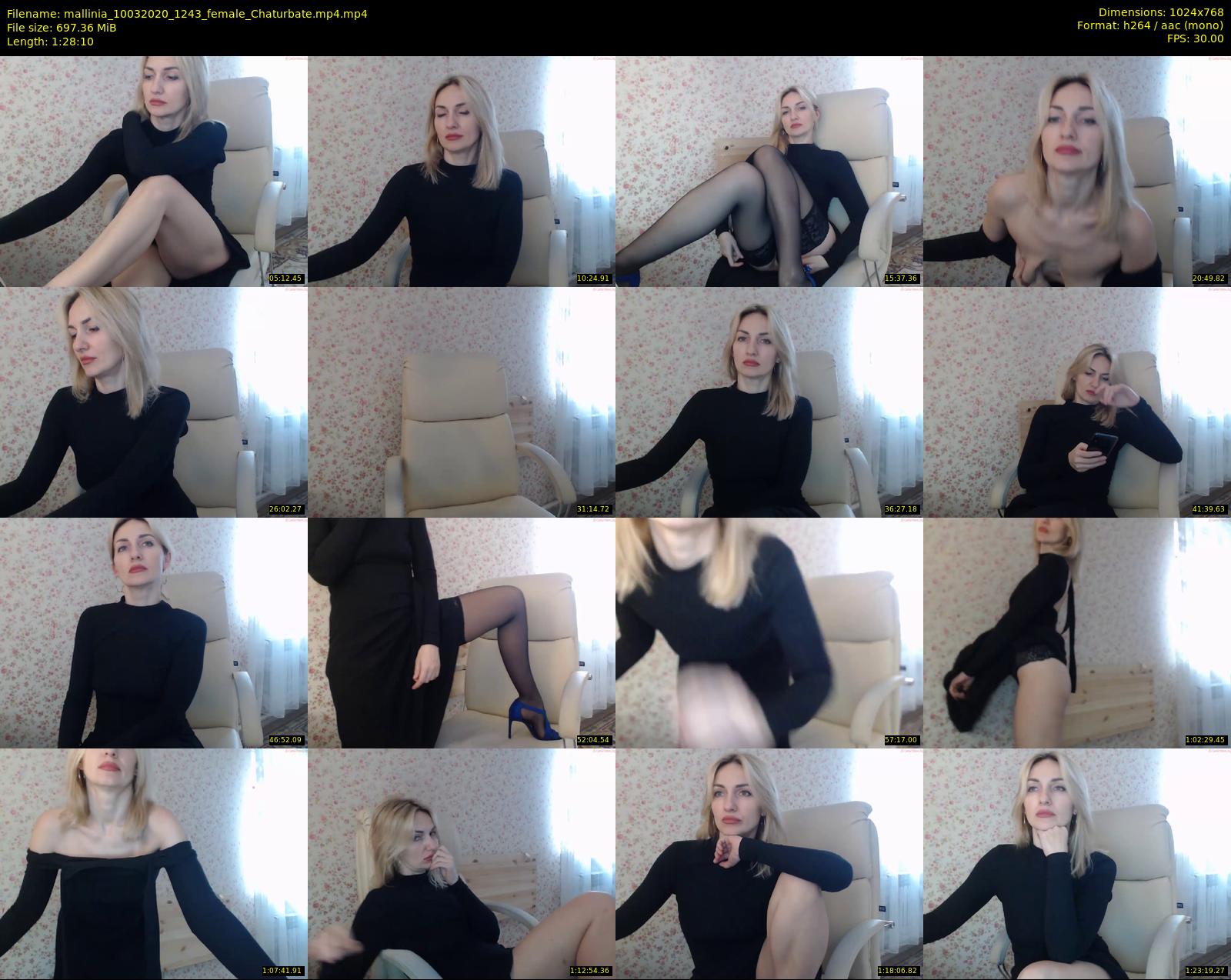 mallinia — 89 minute Chaturbate female cam show recording, 720p, Mar 10, 2020