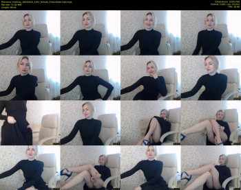 mallinia — 9 minute Chaturbate female cam show recording, 720p, Mar 10, 2020