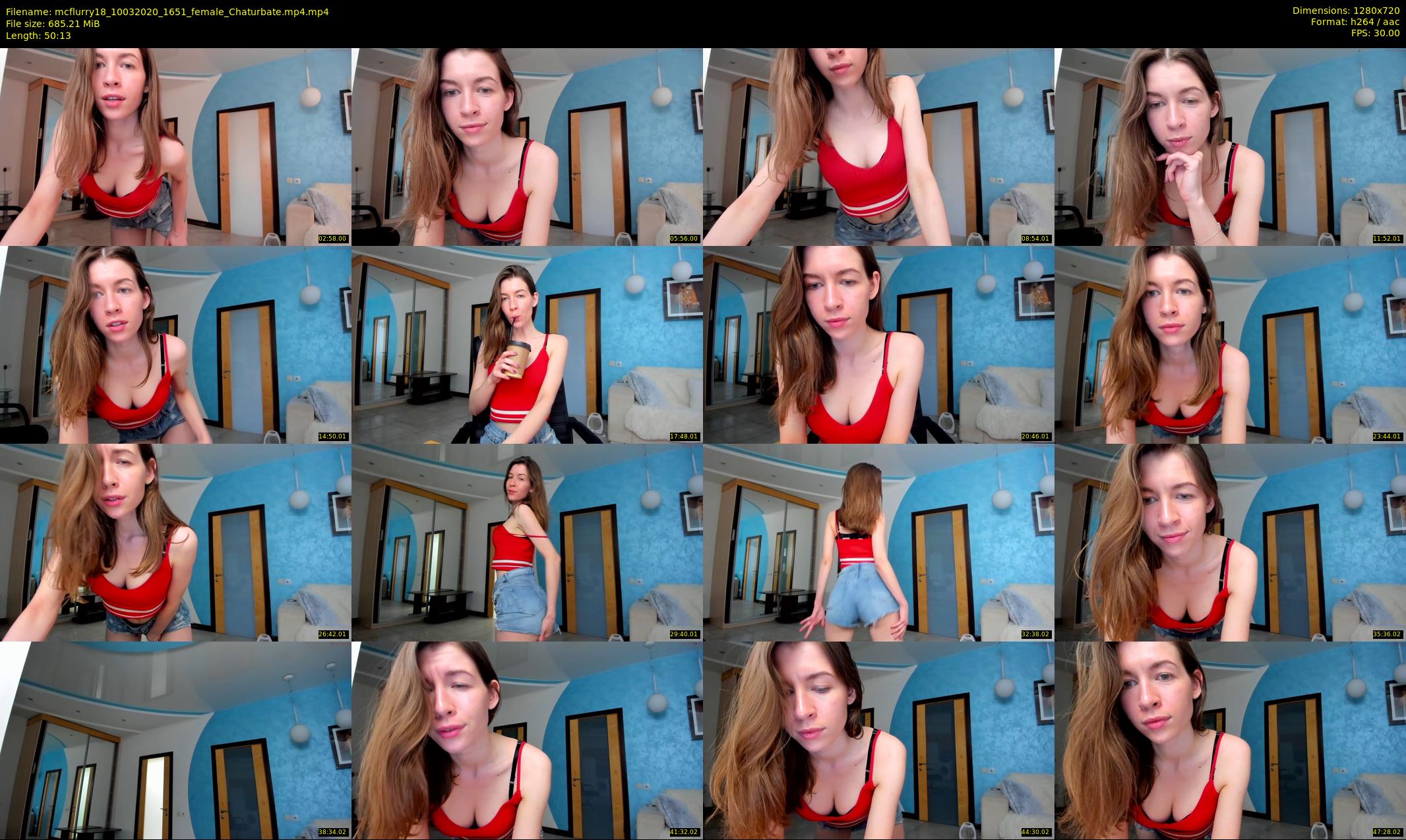 mcflurry18 — 51 minute Chaturbate female cam show recording, 720p, Mar 10, 2020